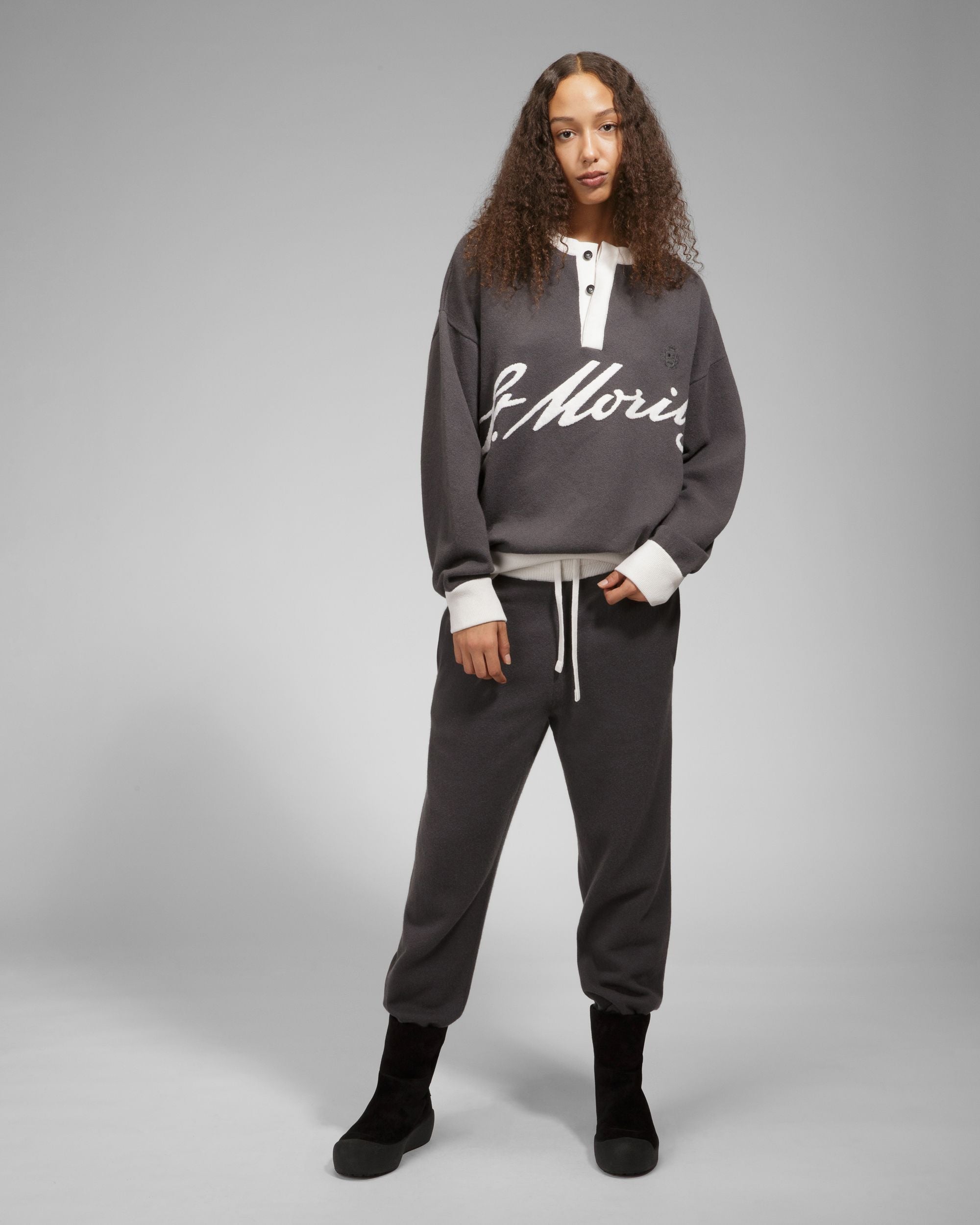 Pull En Cachemire Gris - Homme - Bally - 09