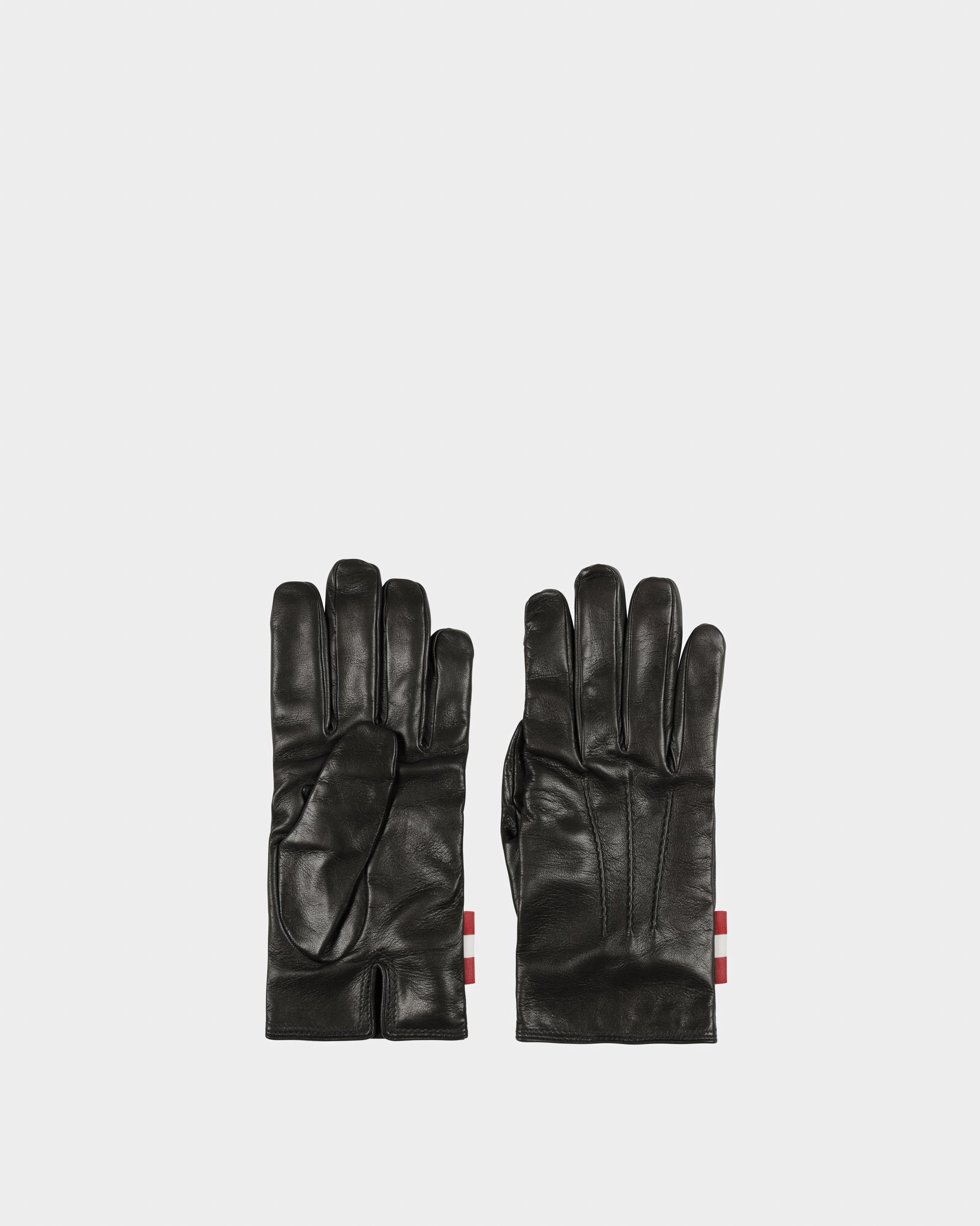 Gants En Cuir Noir - Homme - Bally - 01