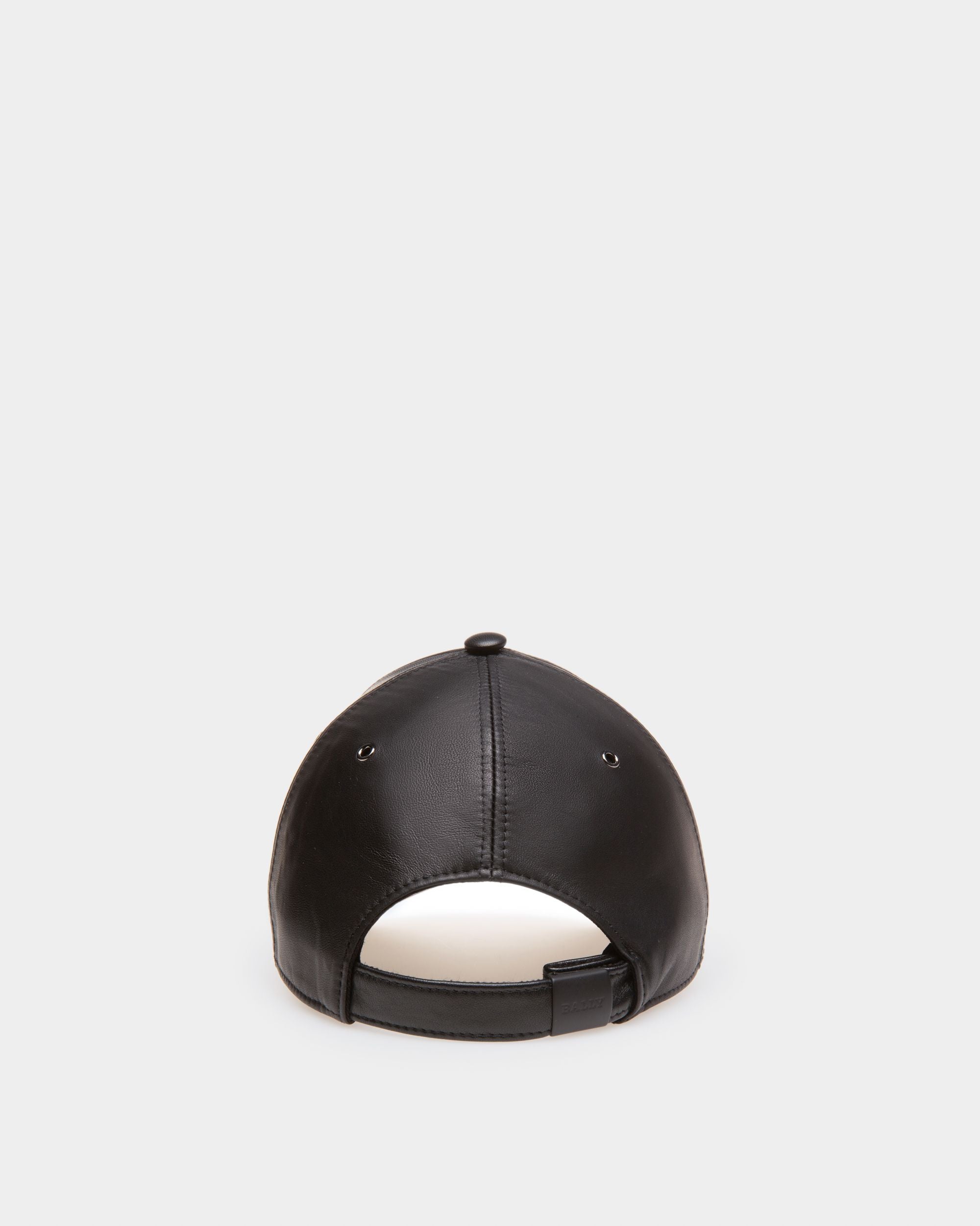 Chapeau En Cuir Noir - Homme - Bally - 02