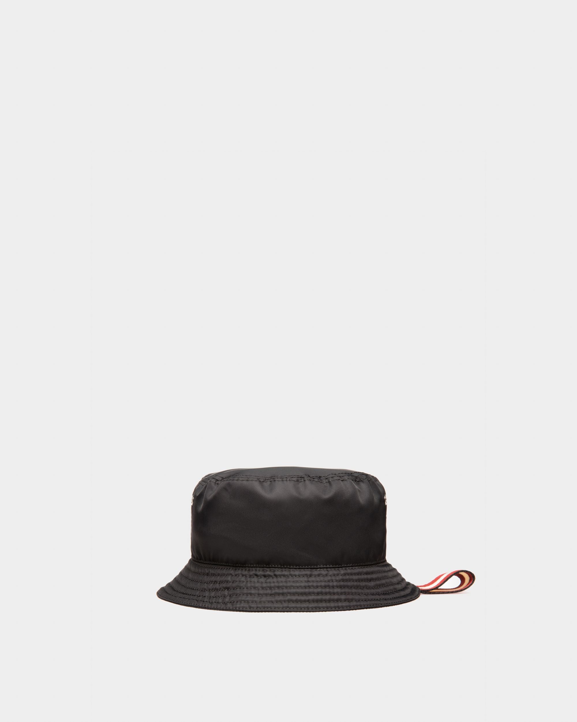Chapeau Seau En Nylon Recyclé Noir - Homme - Bally - 02