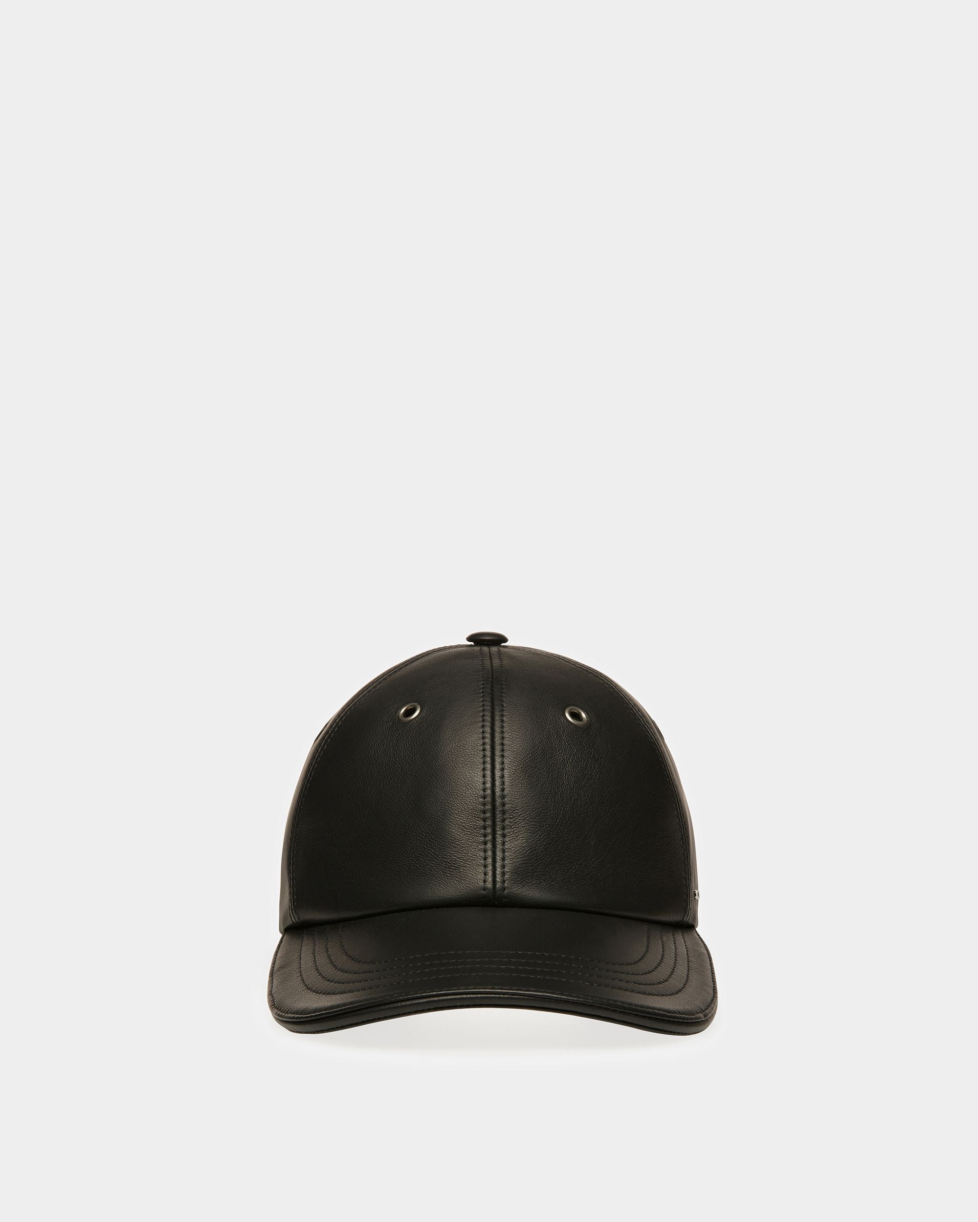 Basecap Aus Leder In Schwarz - Herren - Bally - 03