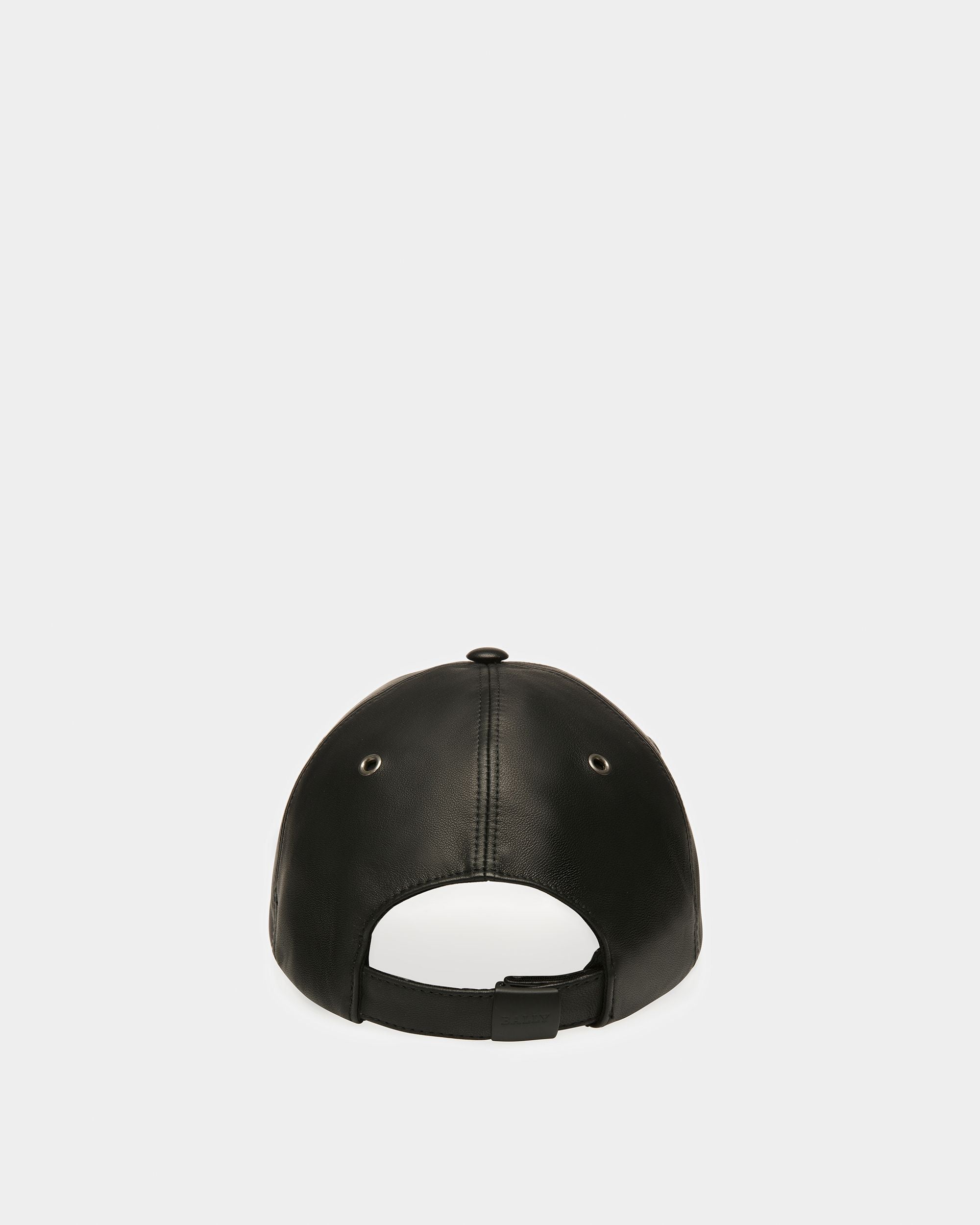 Basecap Aus Leder In Schwarz - Herren - Bally - 04