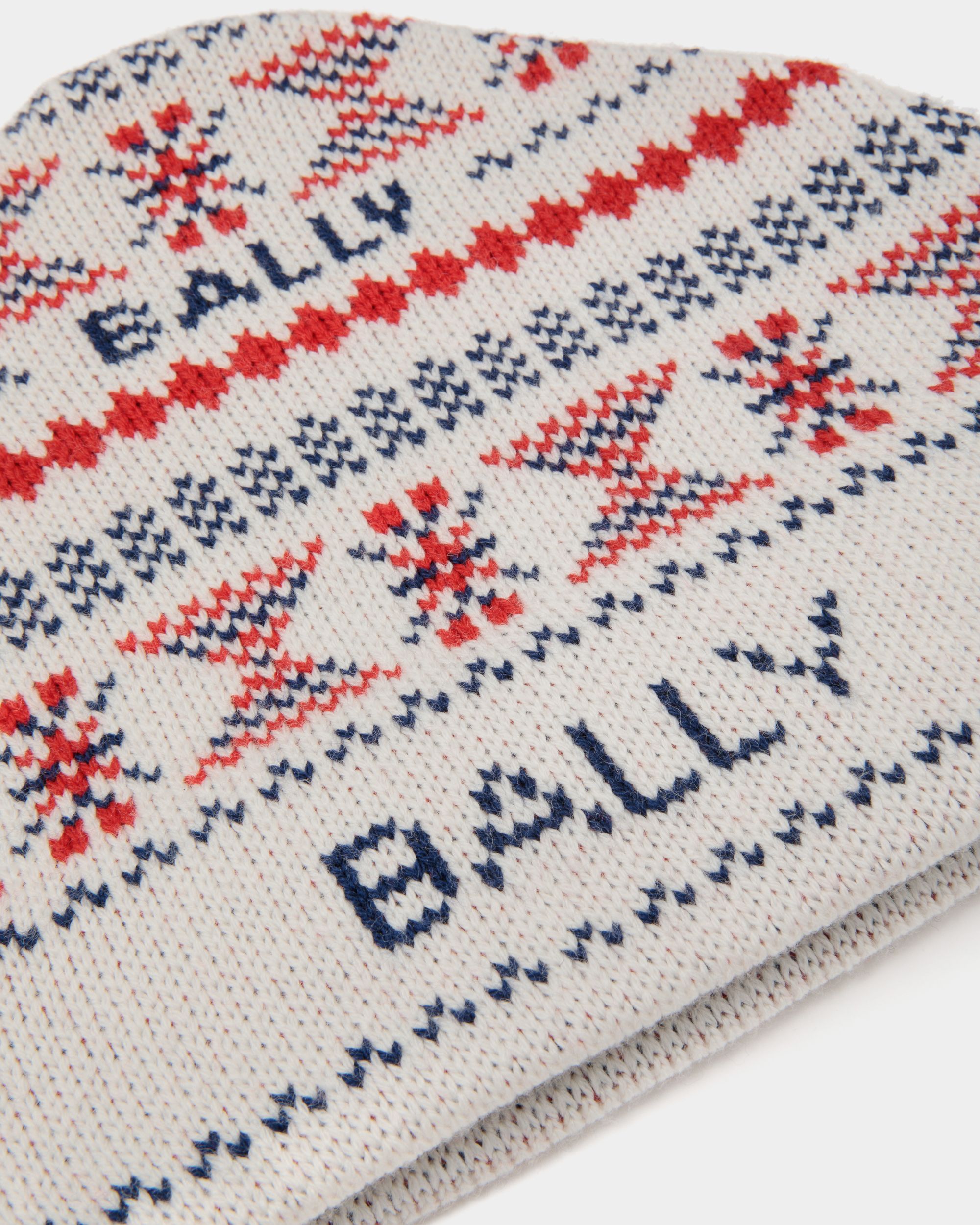 Bonnet Moutain En Laine Multicolore - Homme - Bally - 03