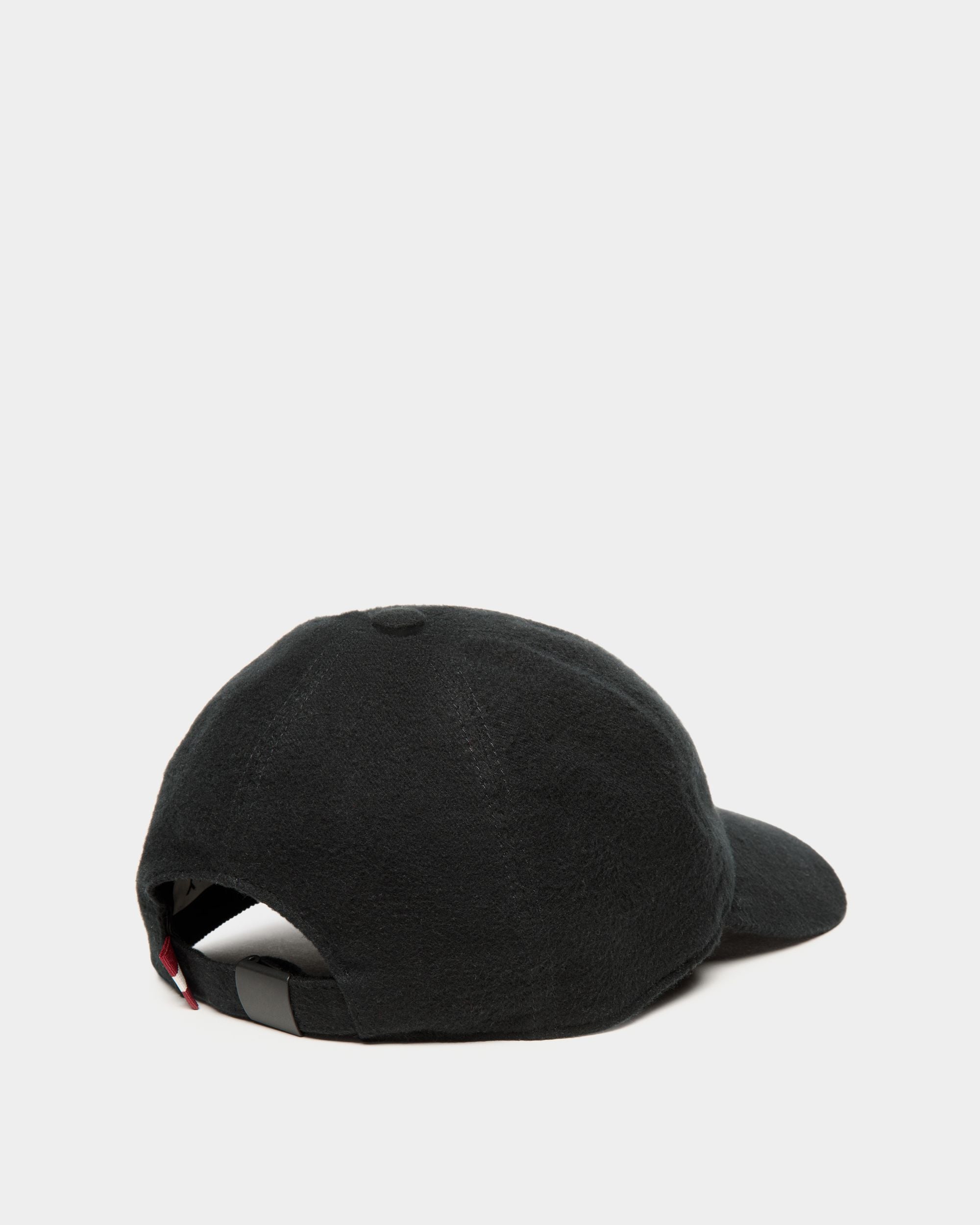 Casquette De Baseball Avec Logo En Coton Noir - Homme - Bally - 02