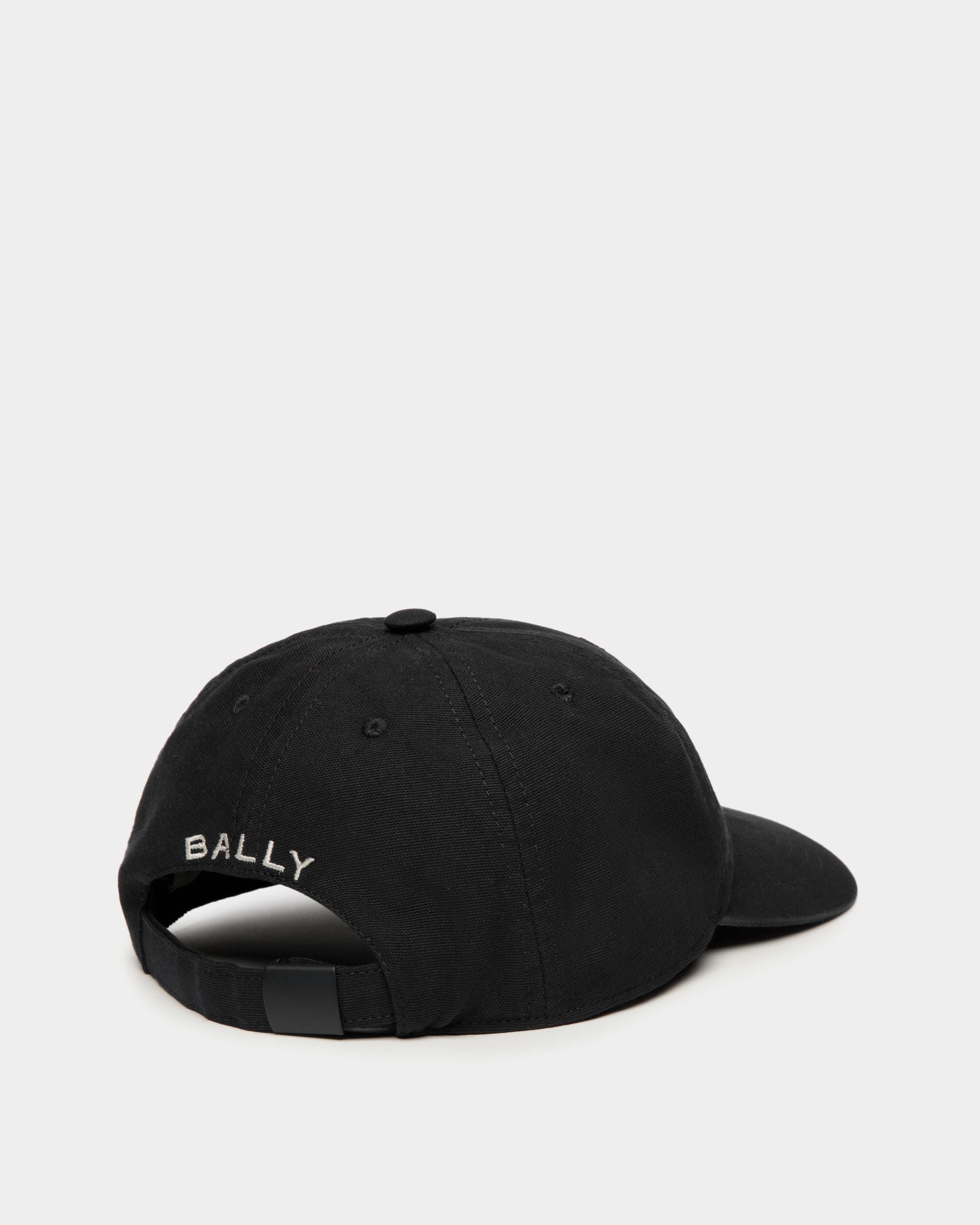 Baseballmütze Aus Baumwolle In Schwarz Mit Bally-Crest-Logo - Herren - Bally - 02