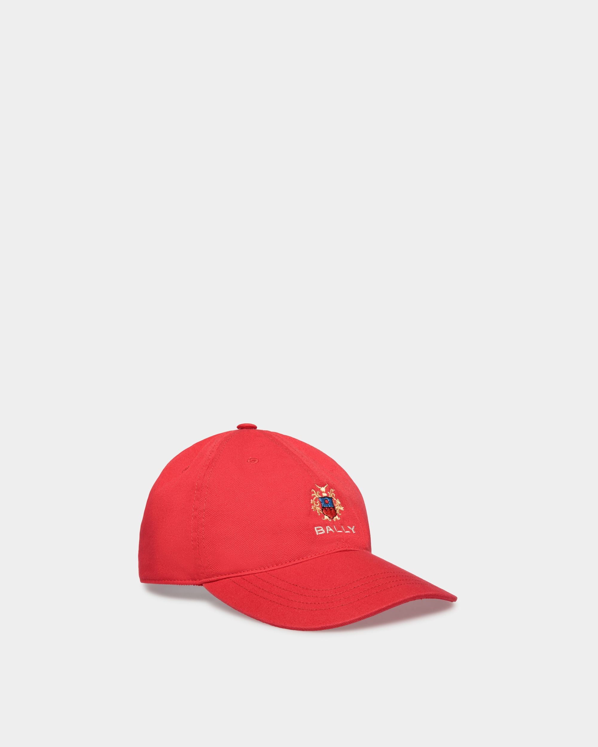 Baseballmütze Aus Baumwolle In Candy Red - Herren - Bally - 01