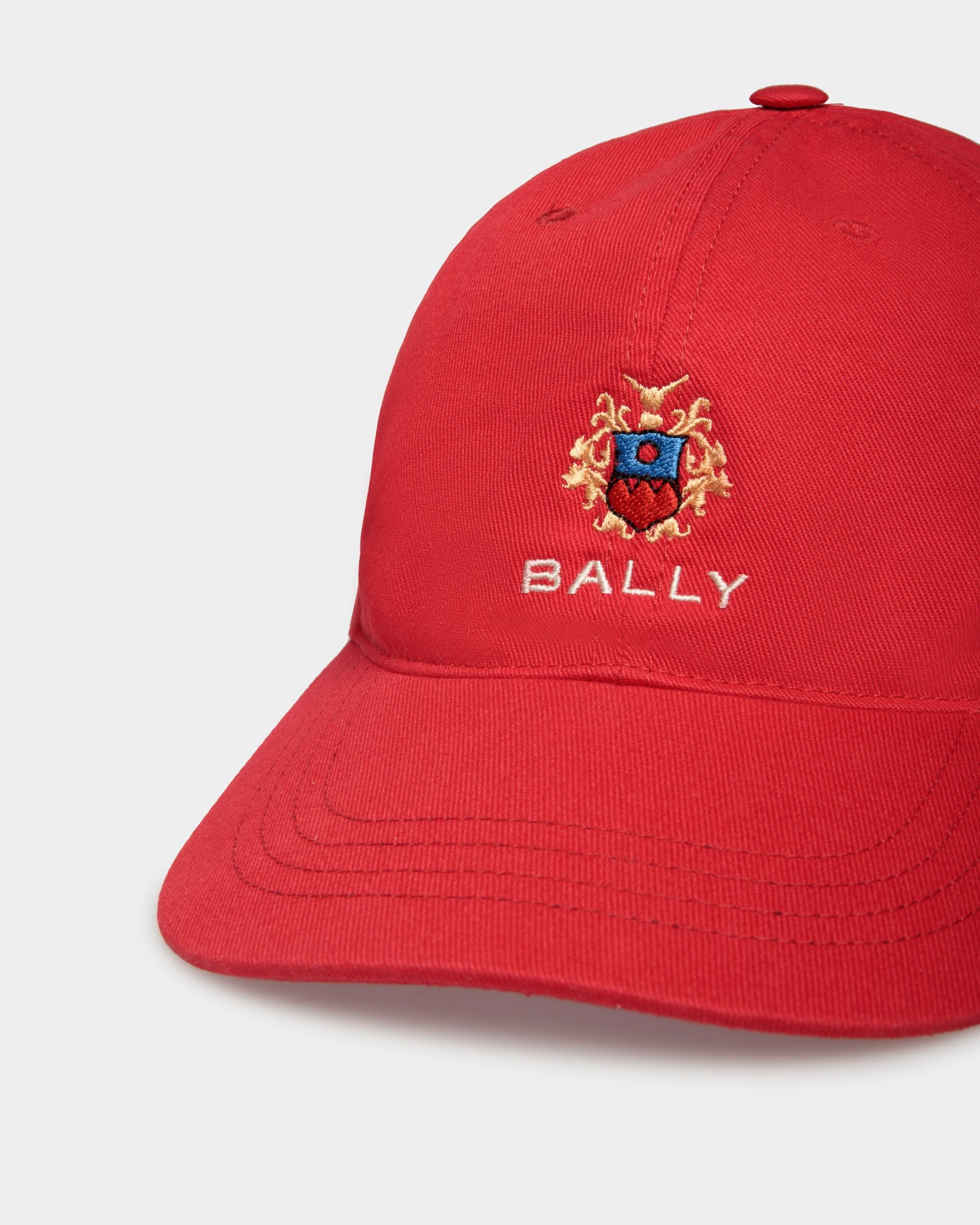 Baseballmütze Aus Baumwolle In Candy Red - Herren - Bally - 03