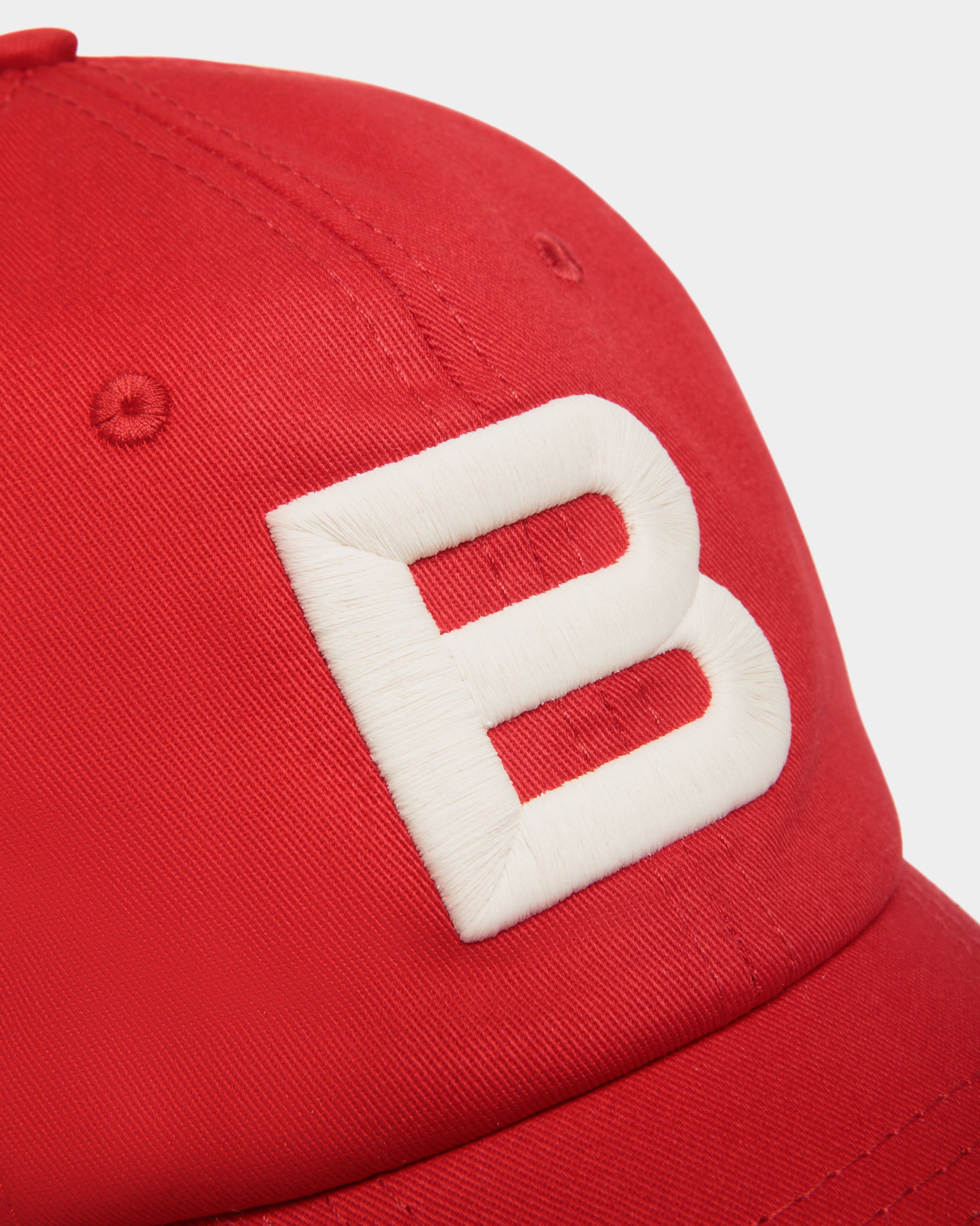 Baseball Hat in Red Cotton - Men's - Bally - 03
