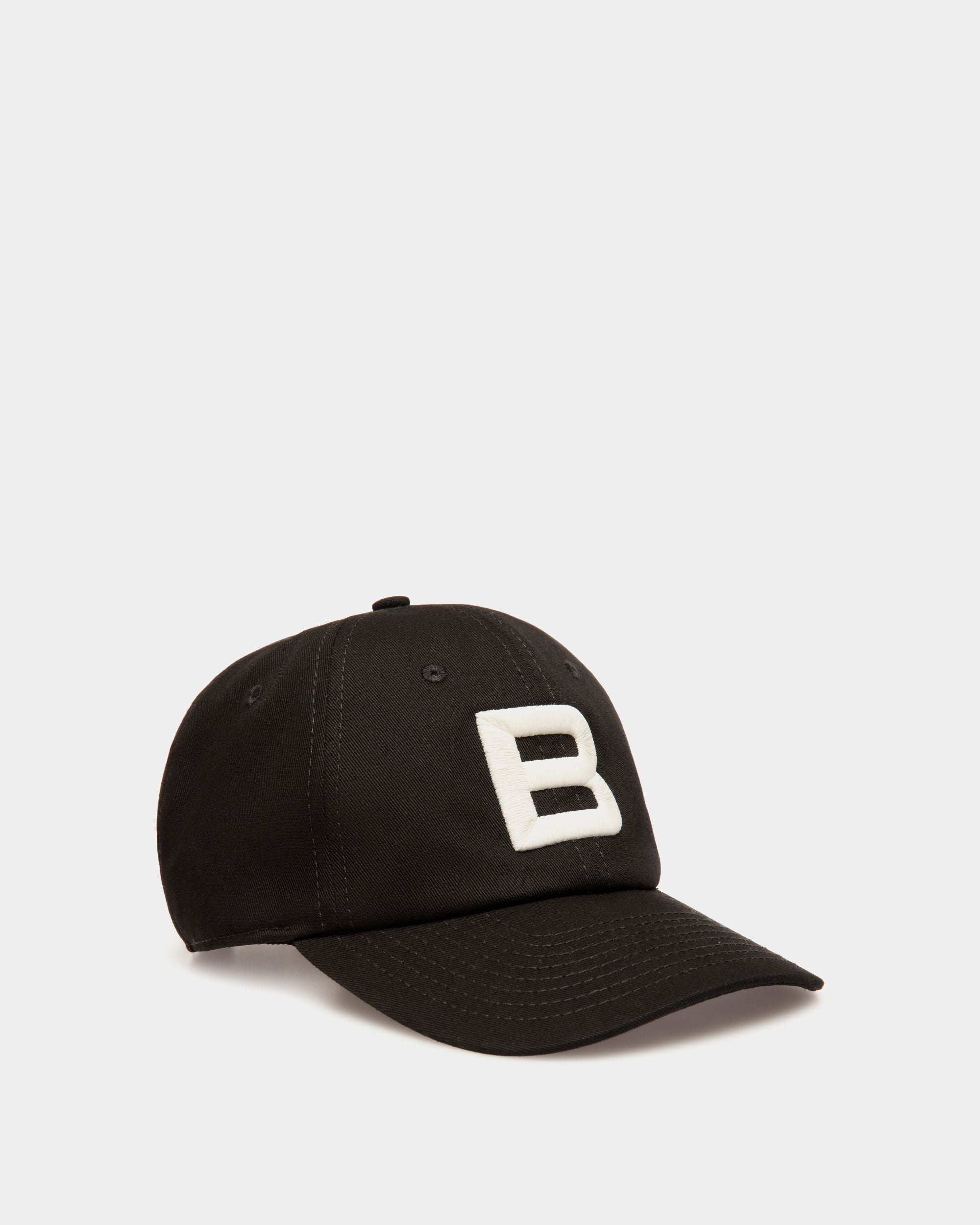 Baseball Hat in Black Cotton - Herren - Bally - 01