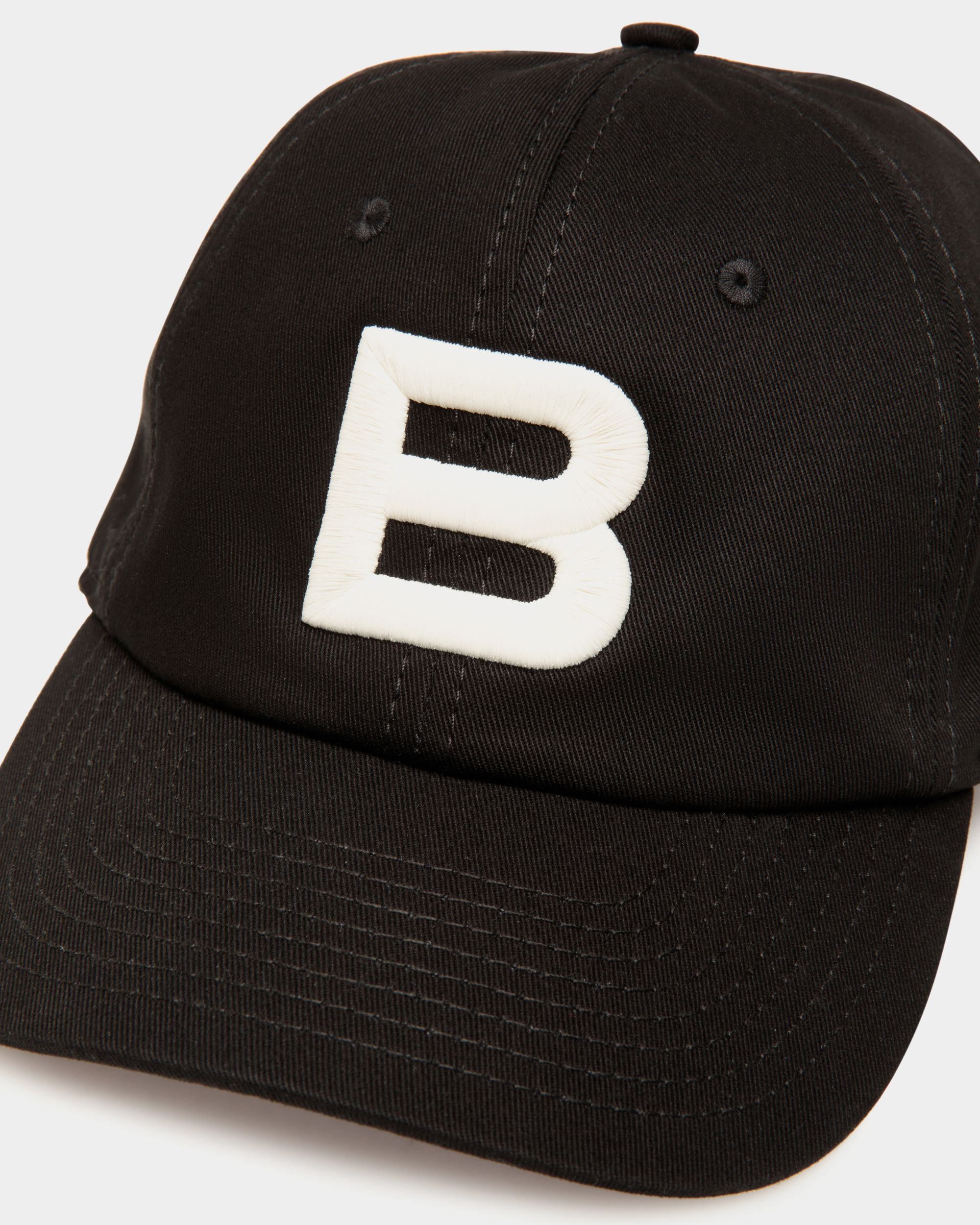 Baseball Hat in Black Cotton - Herren - Bally - 03