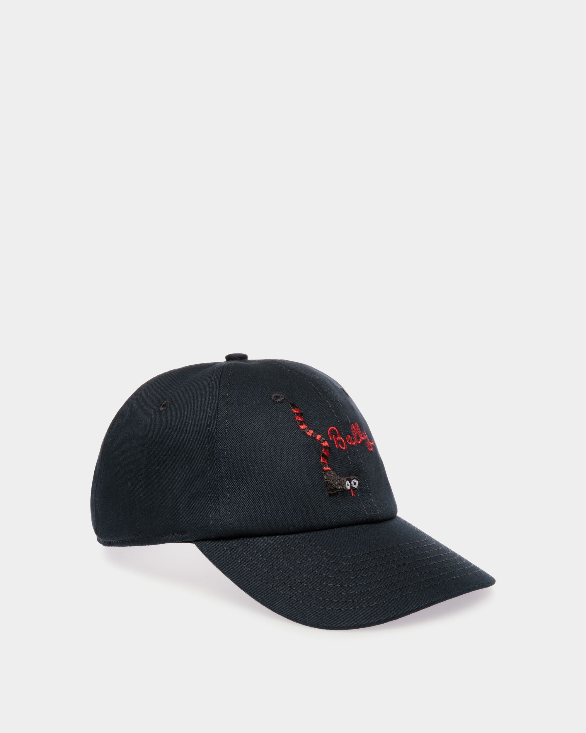 Baseballmütze Aus Baumwolle In Navy Blue - Herren - Bally - 01