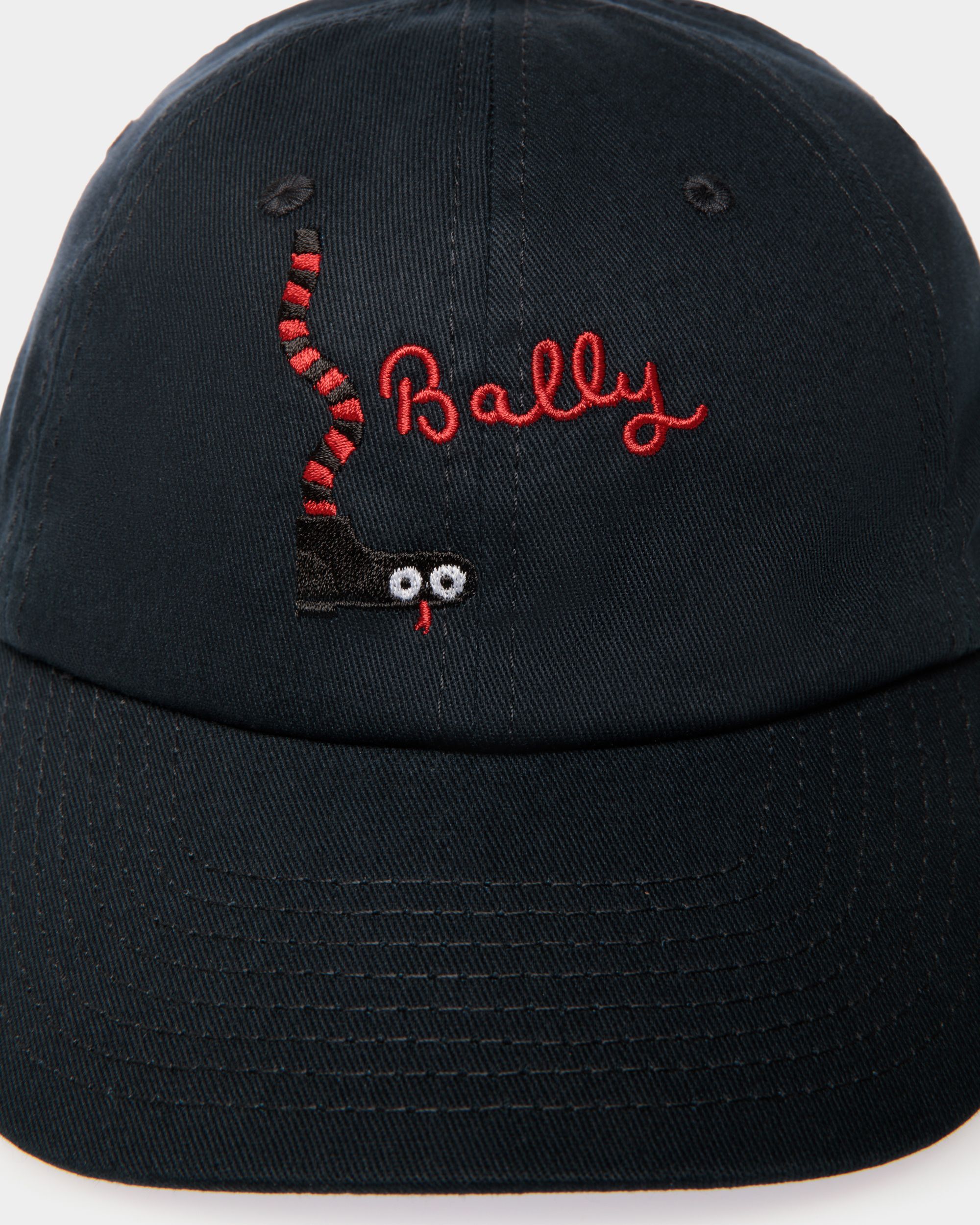 Baseballmütze Aus Baumwolle In Navy Blue - Herren - Bally - 04