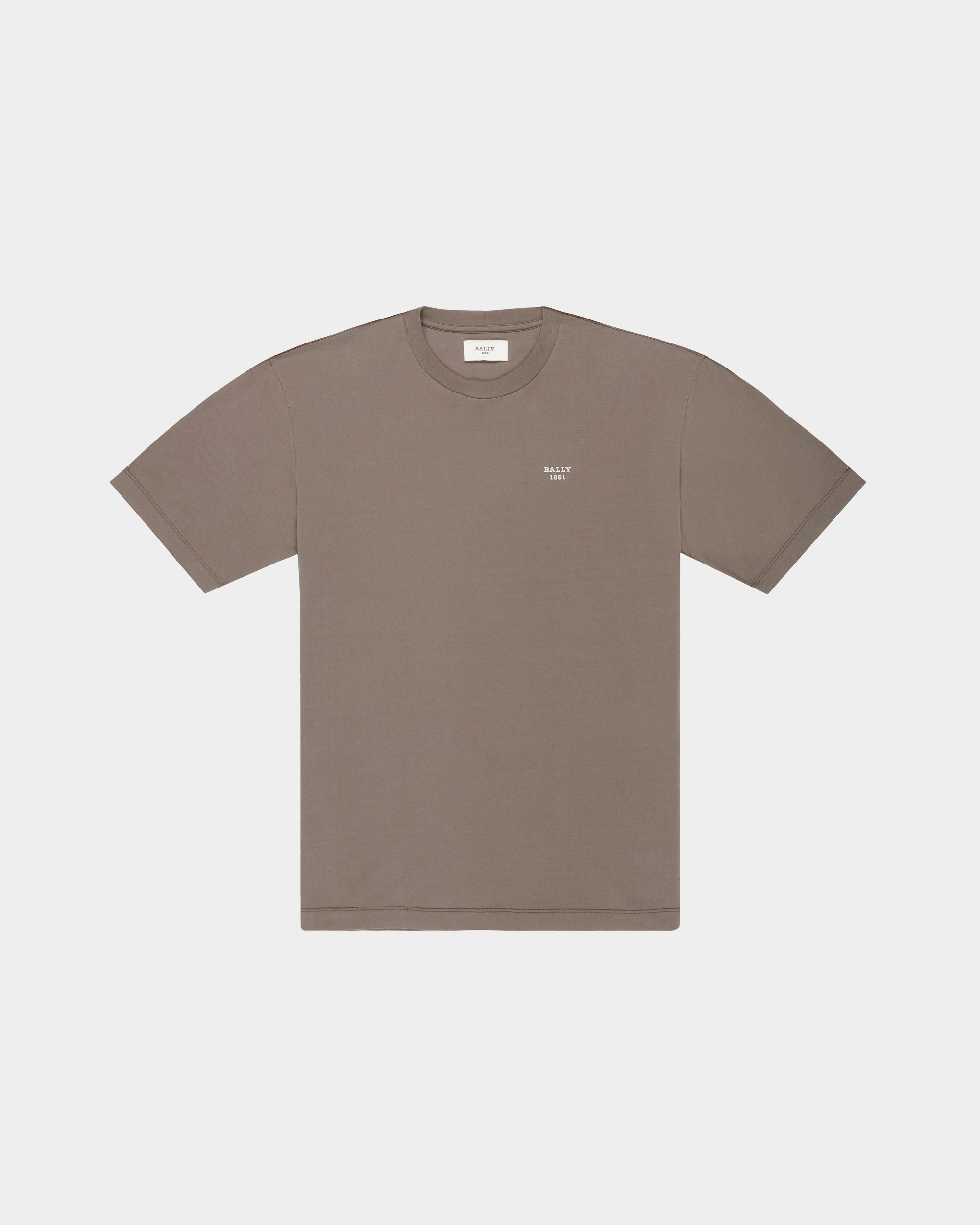 T-Shirt Aus Grüner Bio-Baumwolle - Herren - Bally - 04