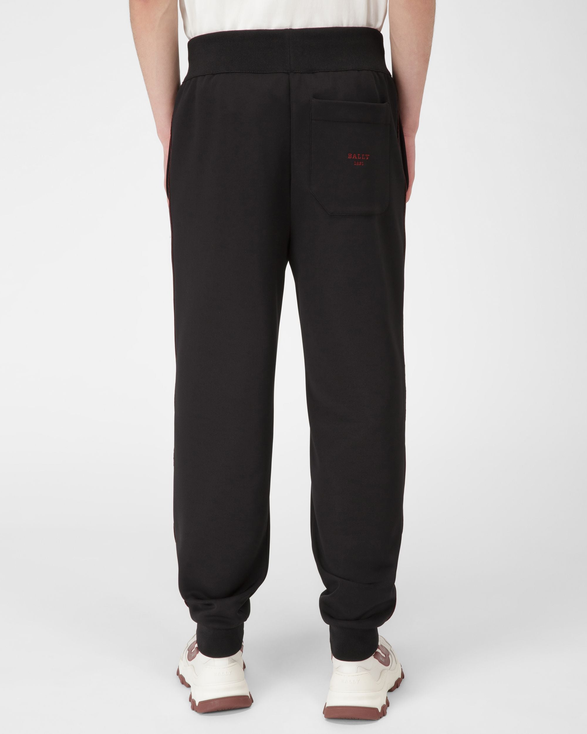 Polyester Mix Sweatpants In Black - Men's - Bally - 03