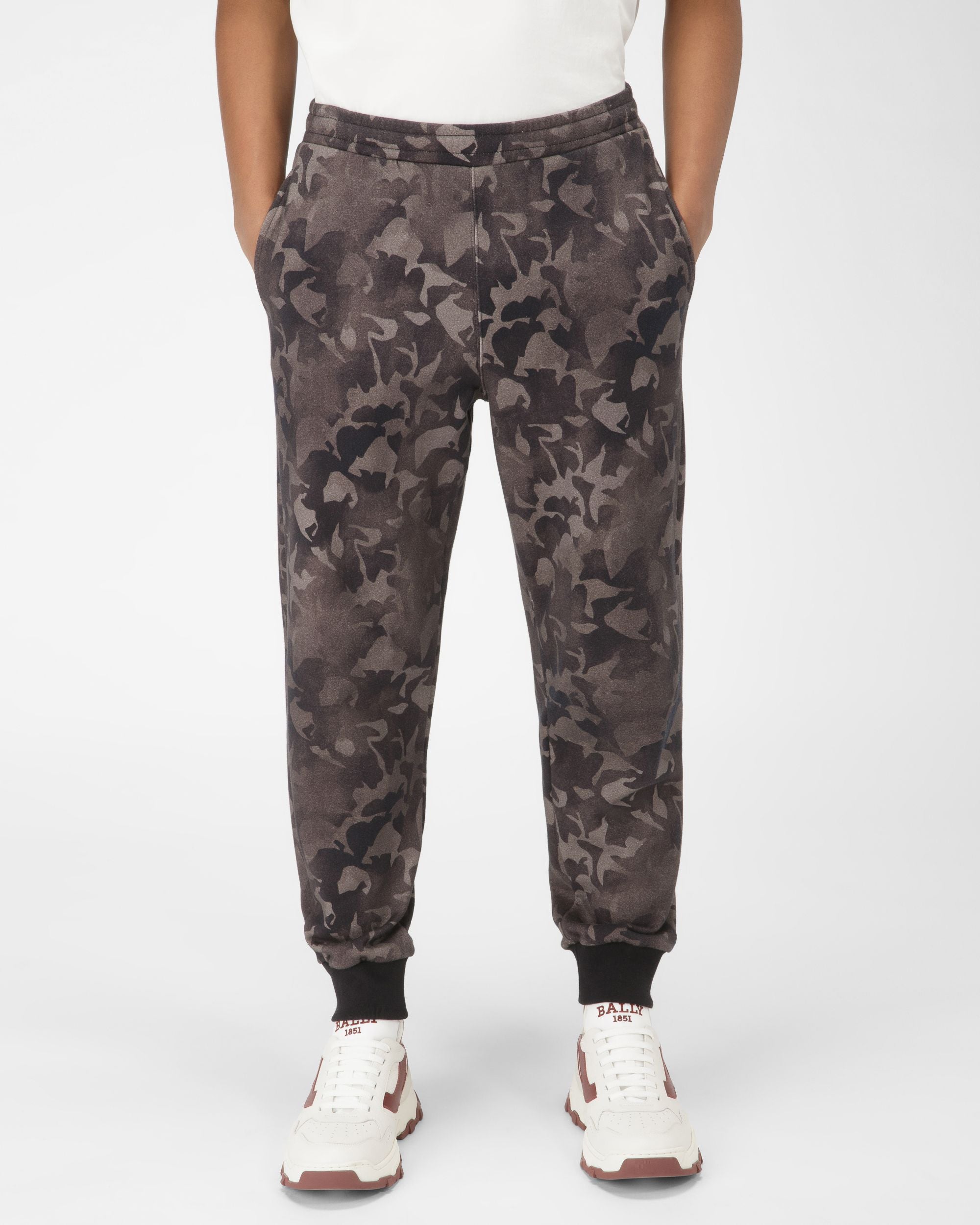 Pantalon En Coton Biologique Noir - Homme - Bally - 01