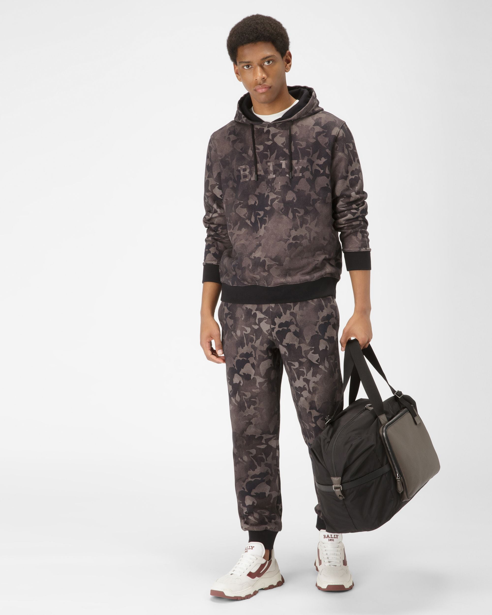 Pantalon En Coton Biologique Noir - Homme - Bally - 05
