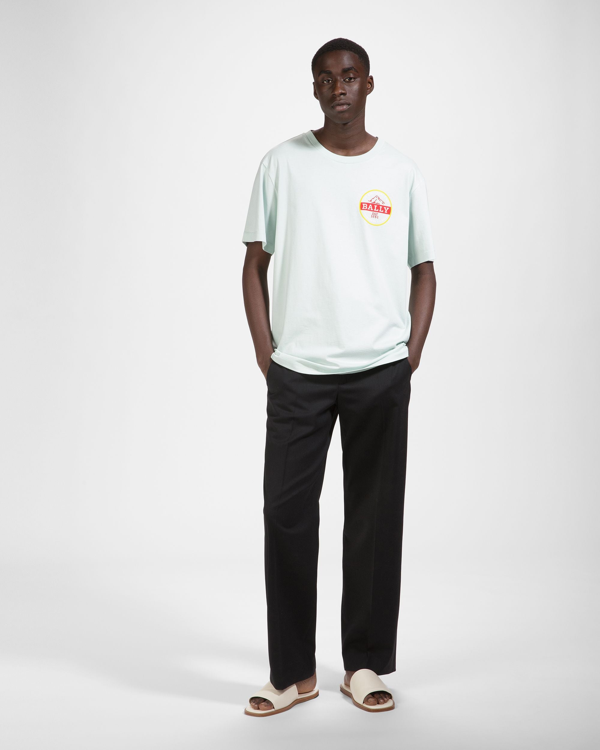 T-shirt Avec Logo Heritage - Homme - Bally - 01