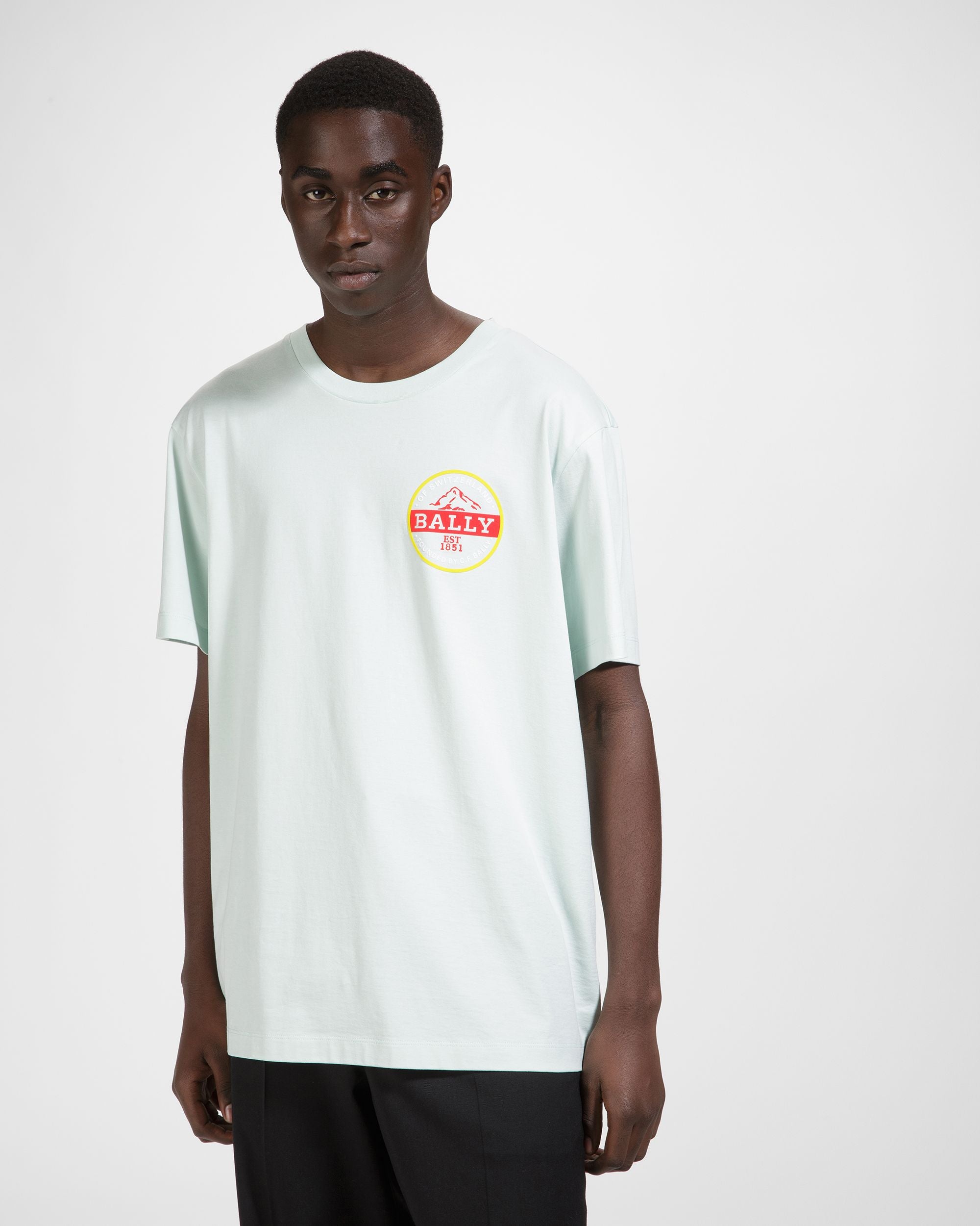 T-shirt Avec Logo Heritage - Homme - Bally - 02