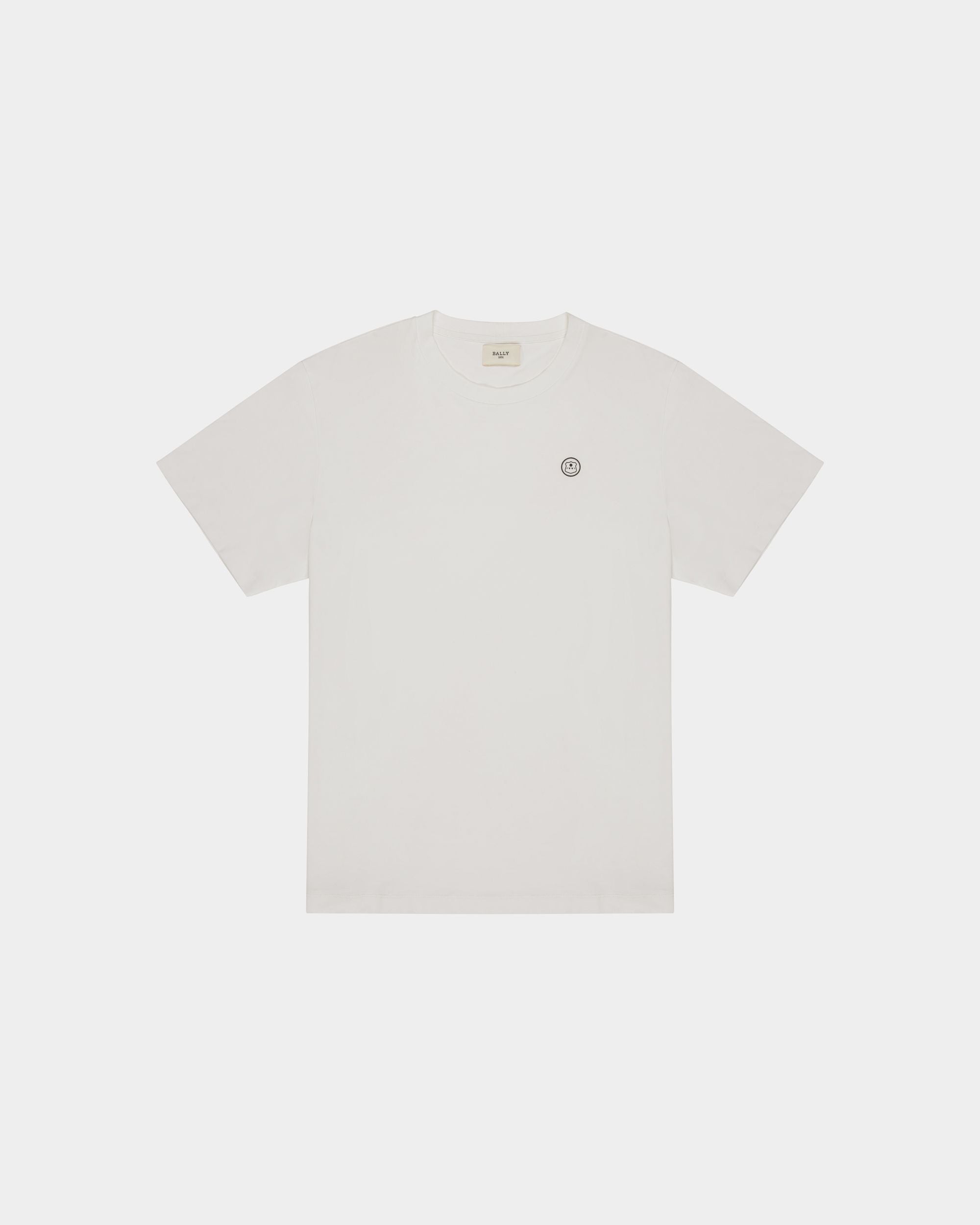 T-shirt Avec Logo Bally Gaufré - Homme - Bally - 01