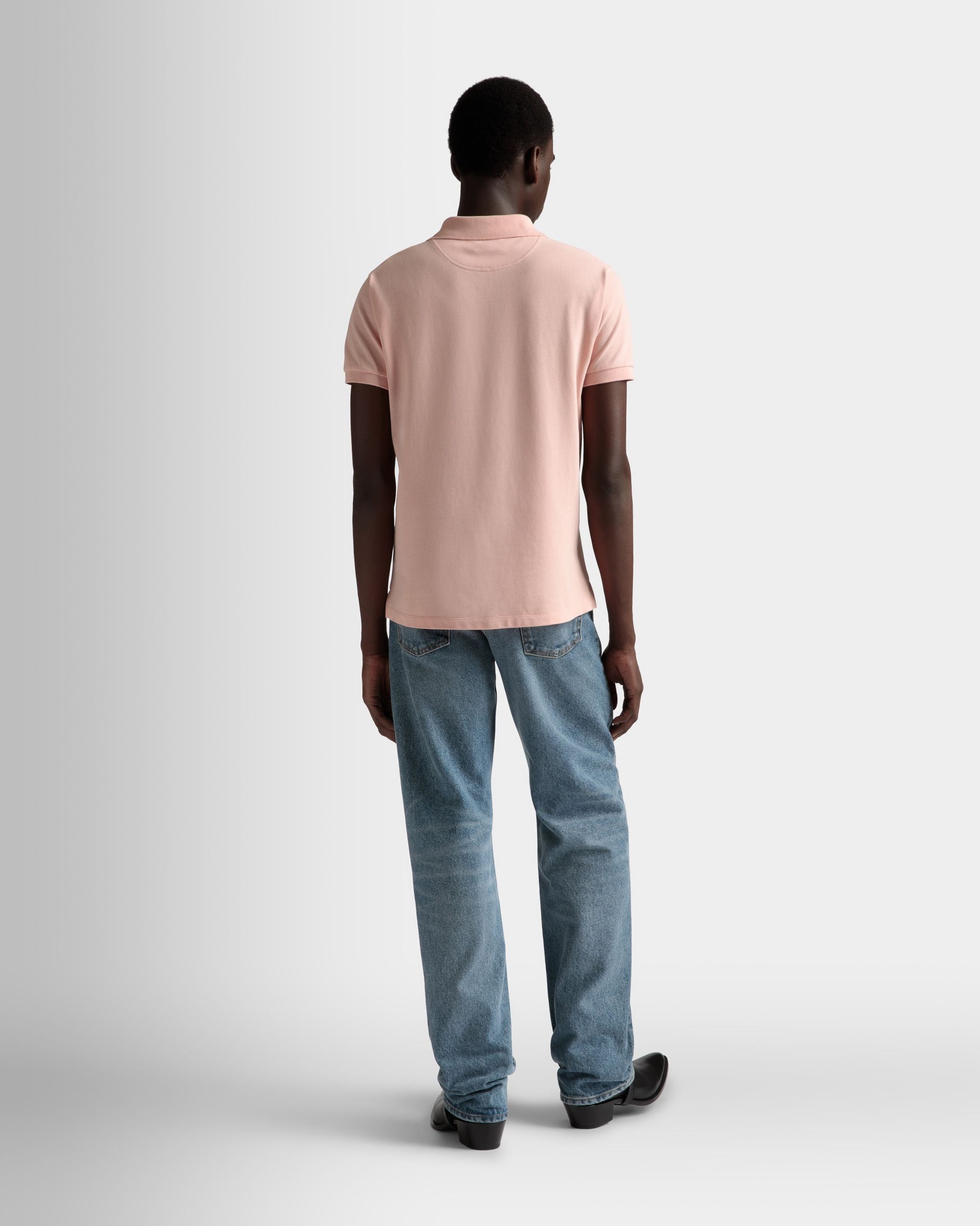 Polo à manches courtes En coton couleur Dusty Petal - Homme - Bally - 06