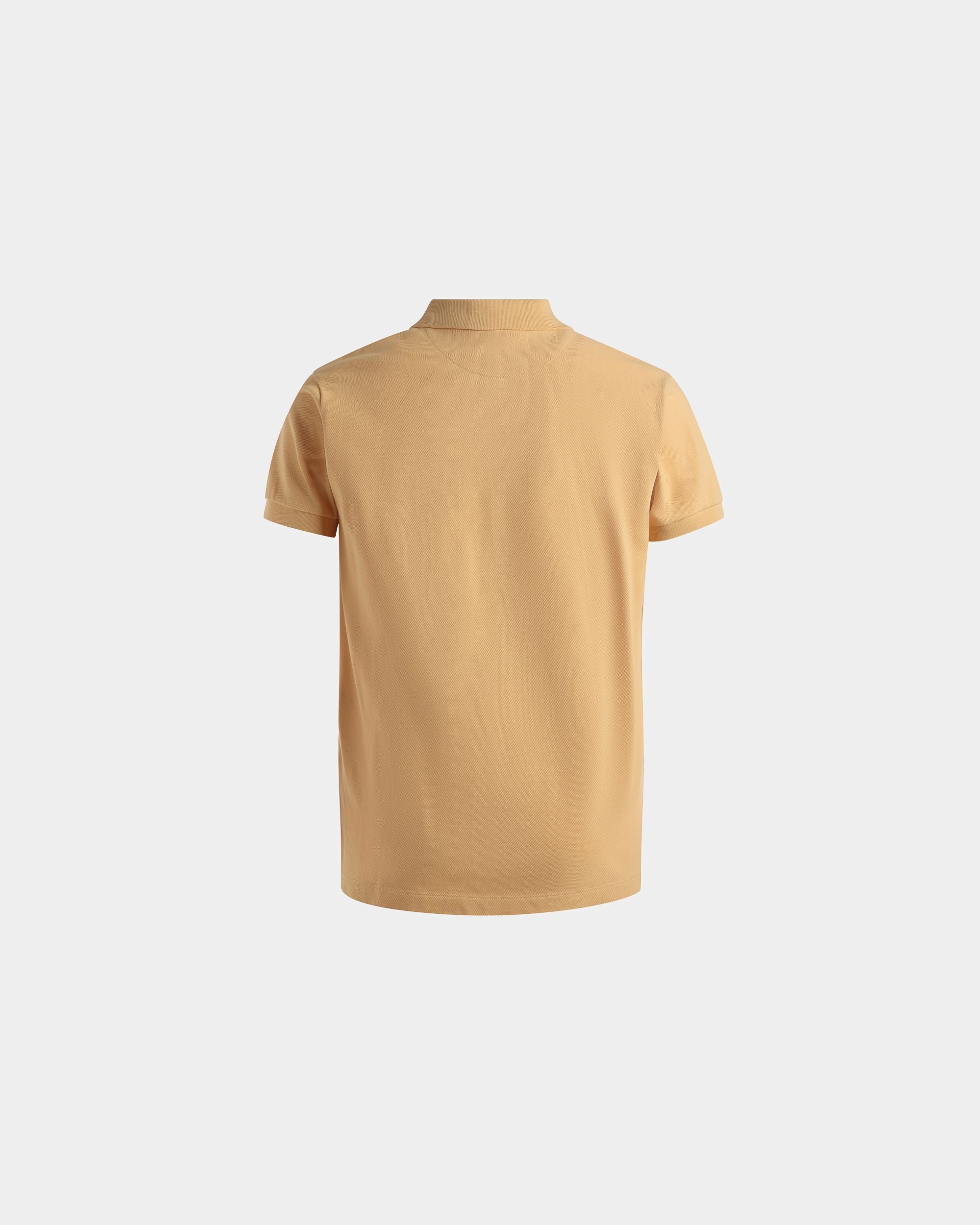 Polo Emblem De Algodón Color Crema - Hombre - Bally - 07