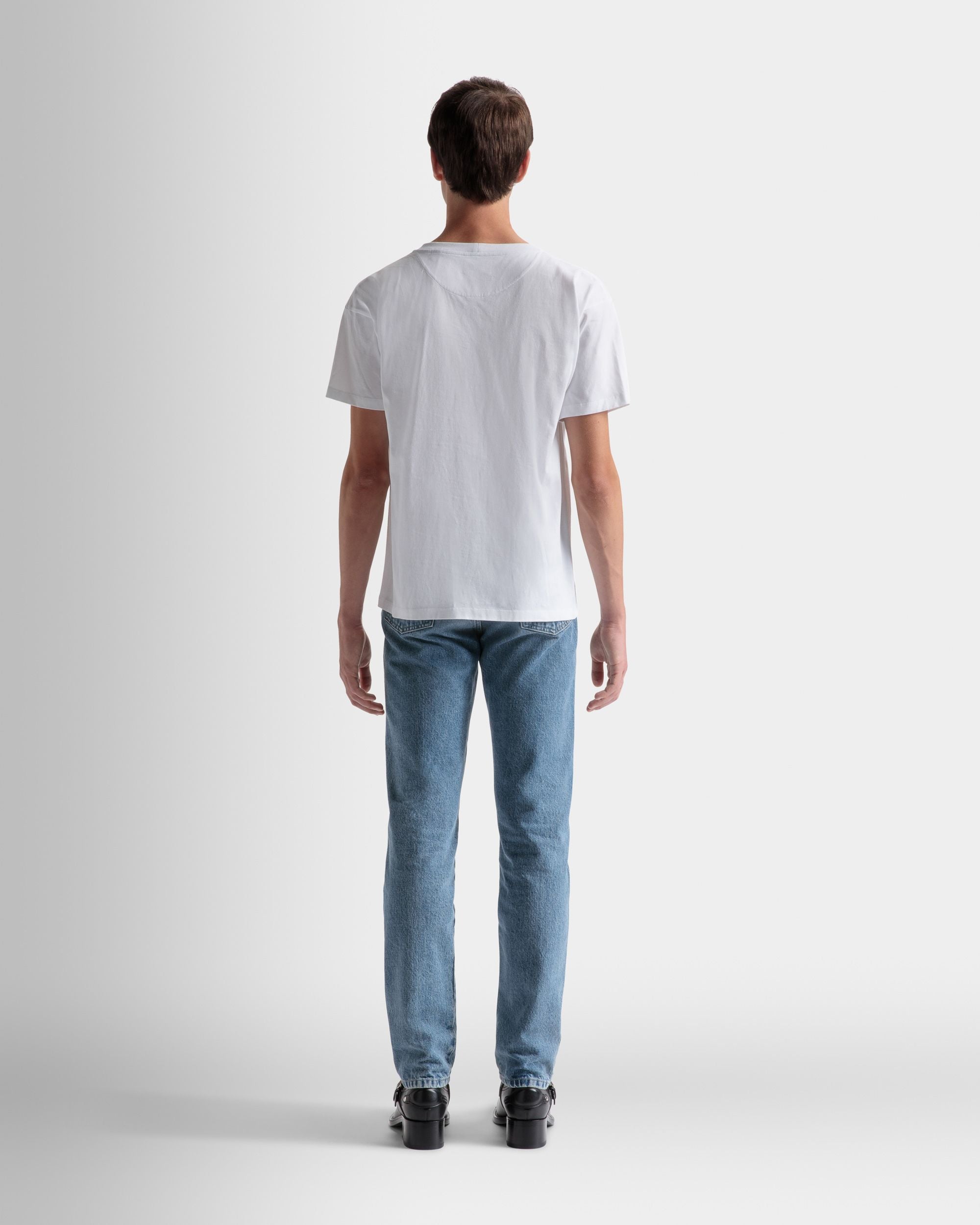 T-Shirt Mit Logo Aus Weißer Baumwolle - Herren - Bally - 06