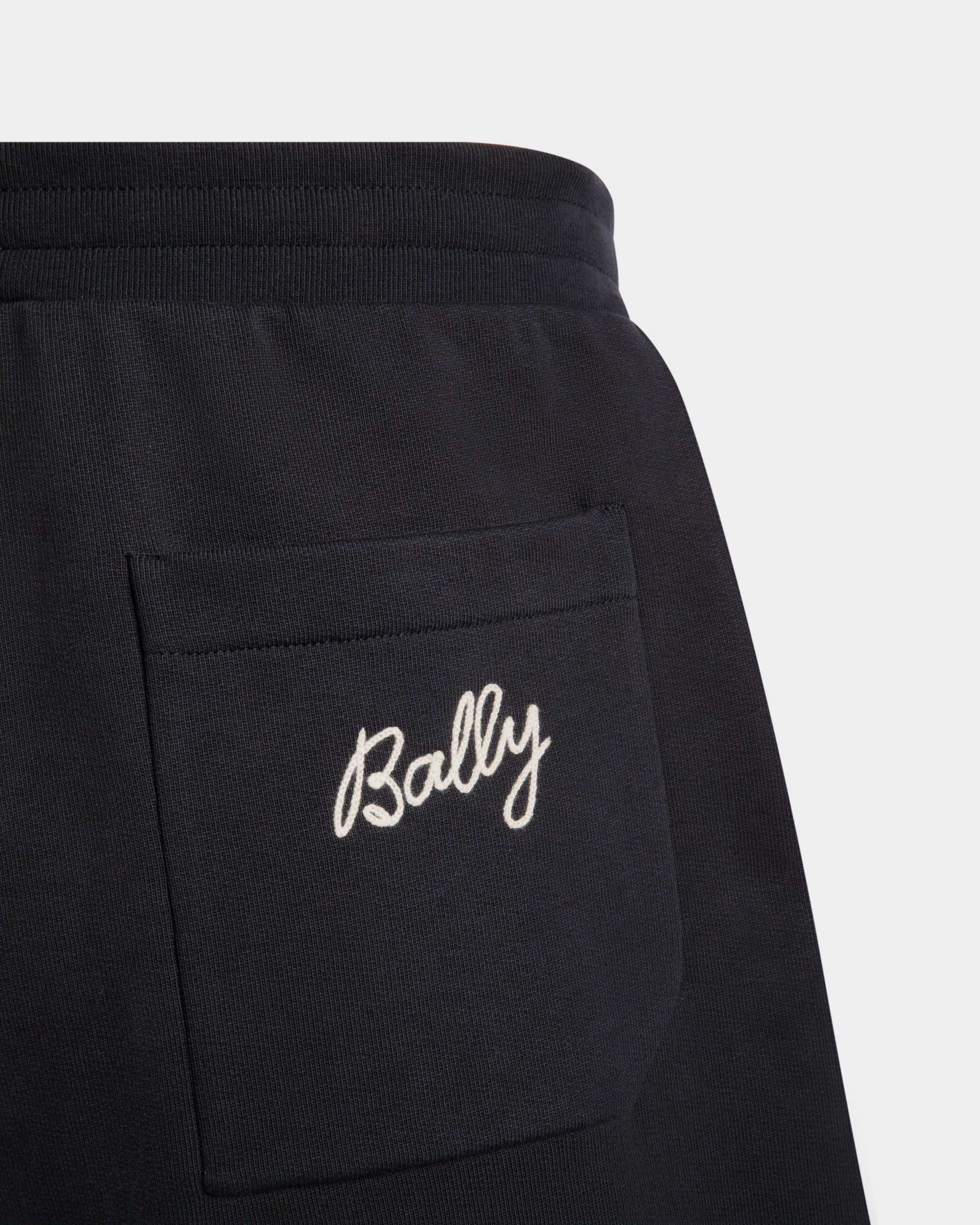 Sweatshorts in Navy Blue Cotton - Men's - Bally - 02