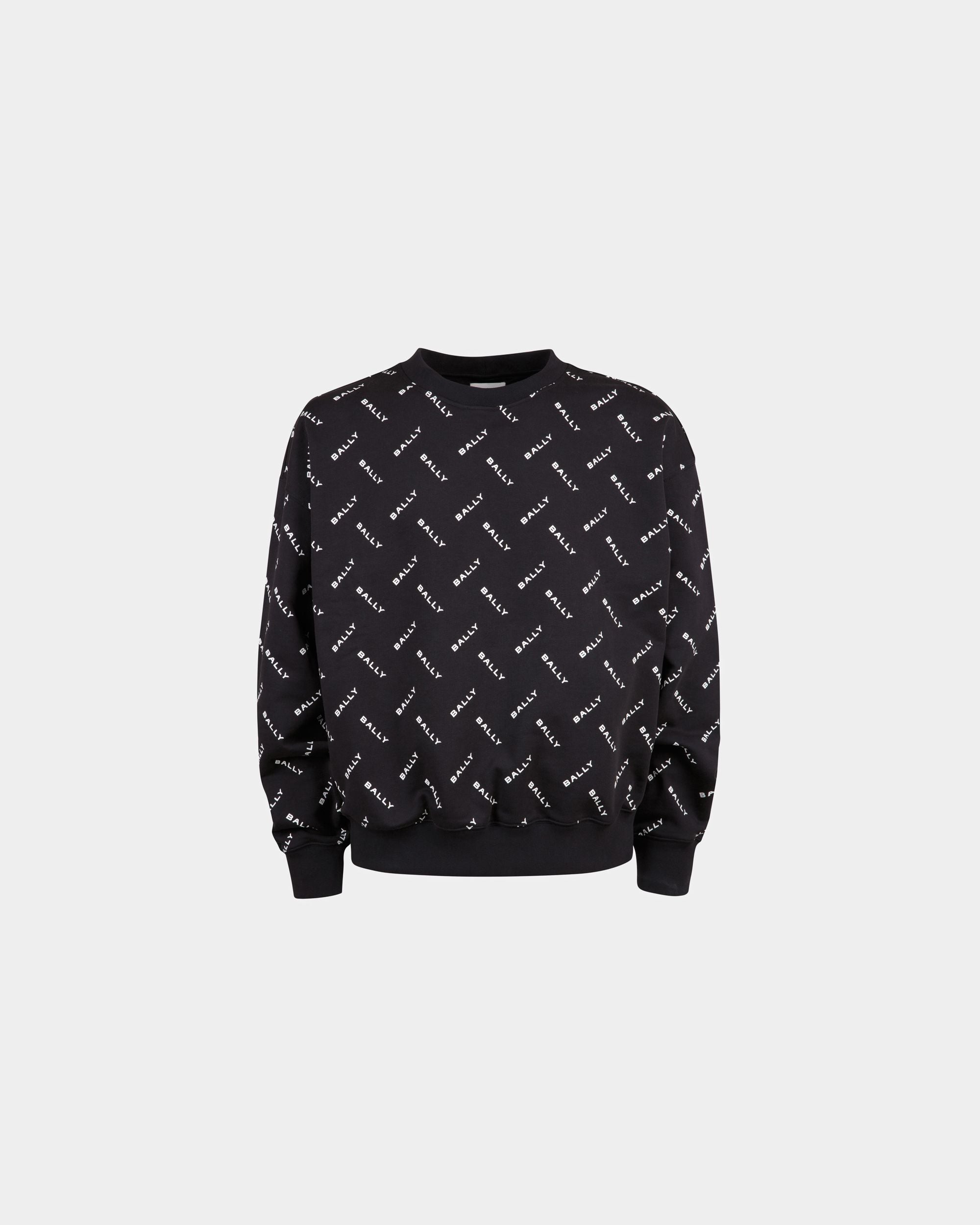 Sweatshirt Aus Baumwolle In Dunkelblau - Herren - Bally - 01