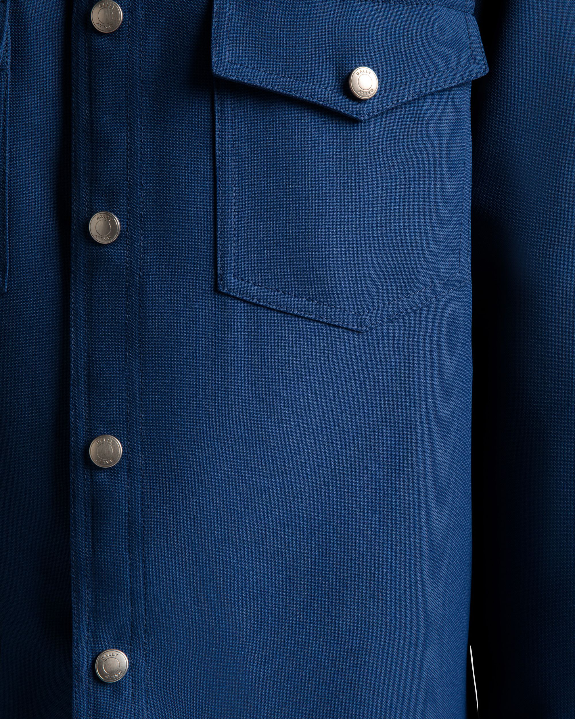 Camisa En Azul Oscuro - Hombre - Bally - 04