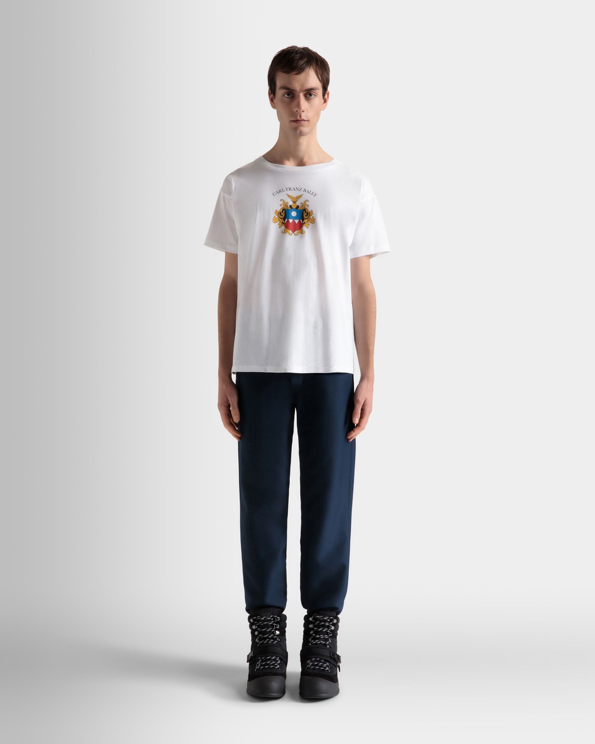 Chemise En Coton Blanc - Homme - Bally - 02