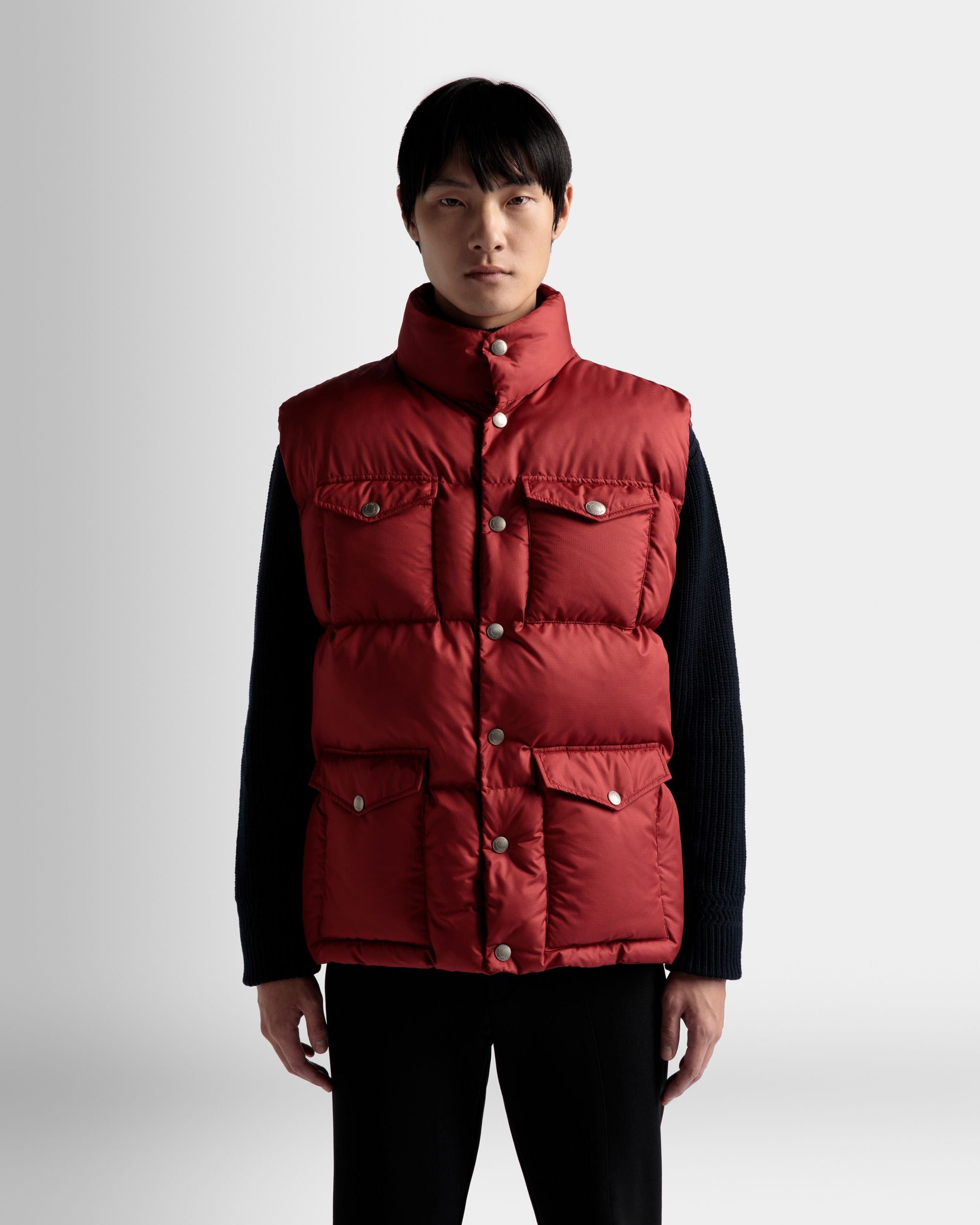 Steppweste In Rot - Herren - Bally - 03