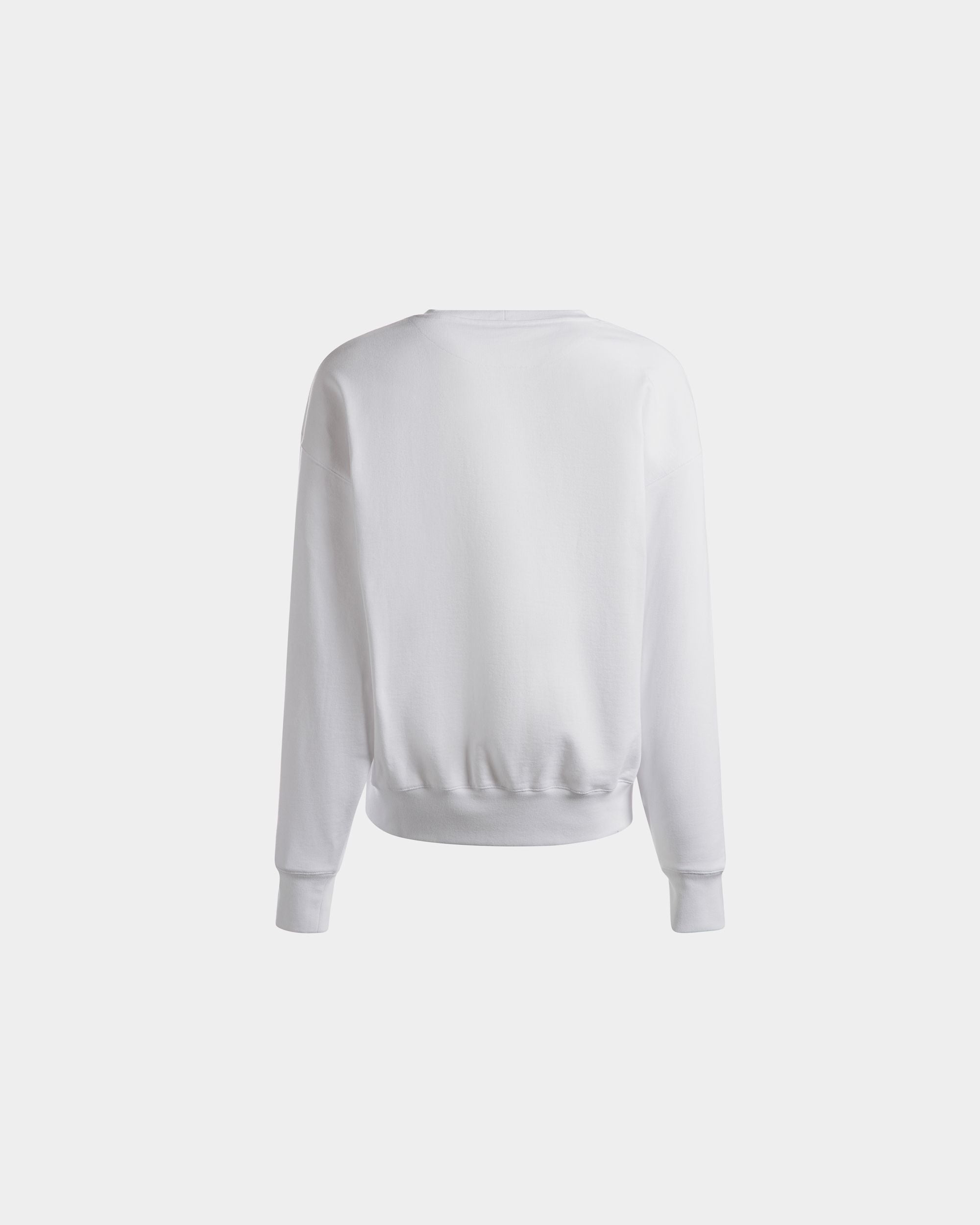 Sweatshirt Aus Weißer Baumwolle Mit Wappen - Herren - Bally - 03
