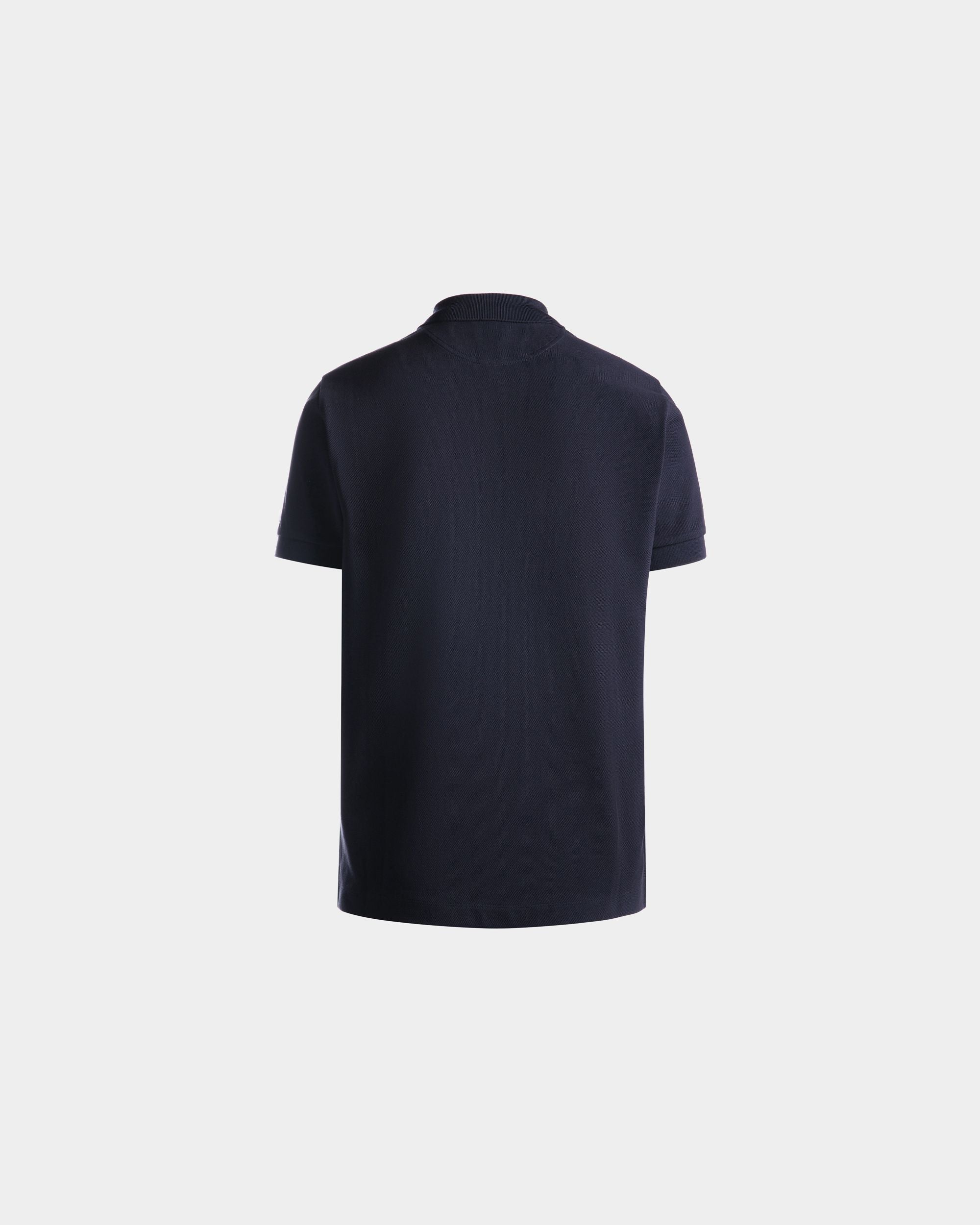 Cutsew Polo In Blue Cotton - Hombre - Bally - 03