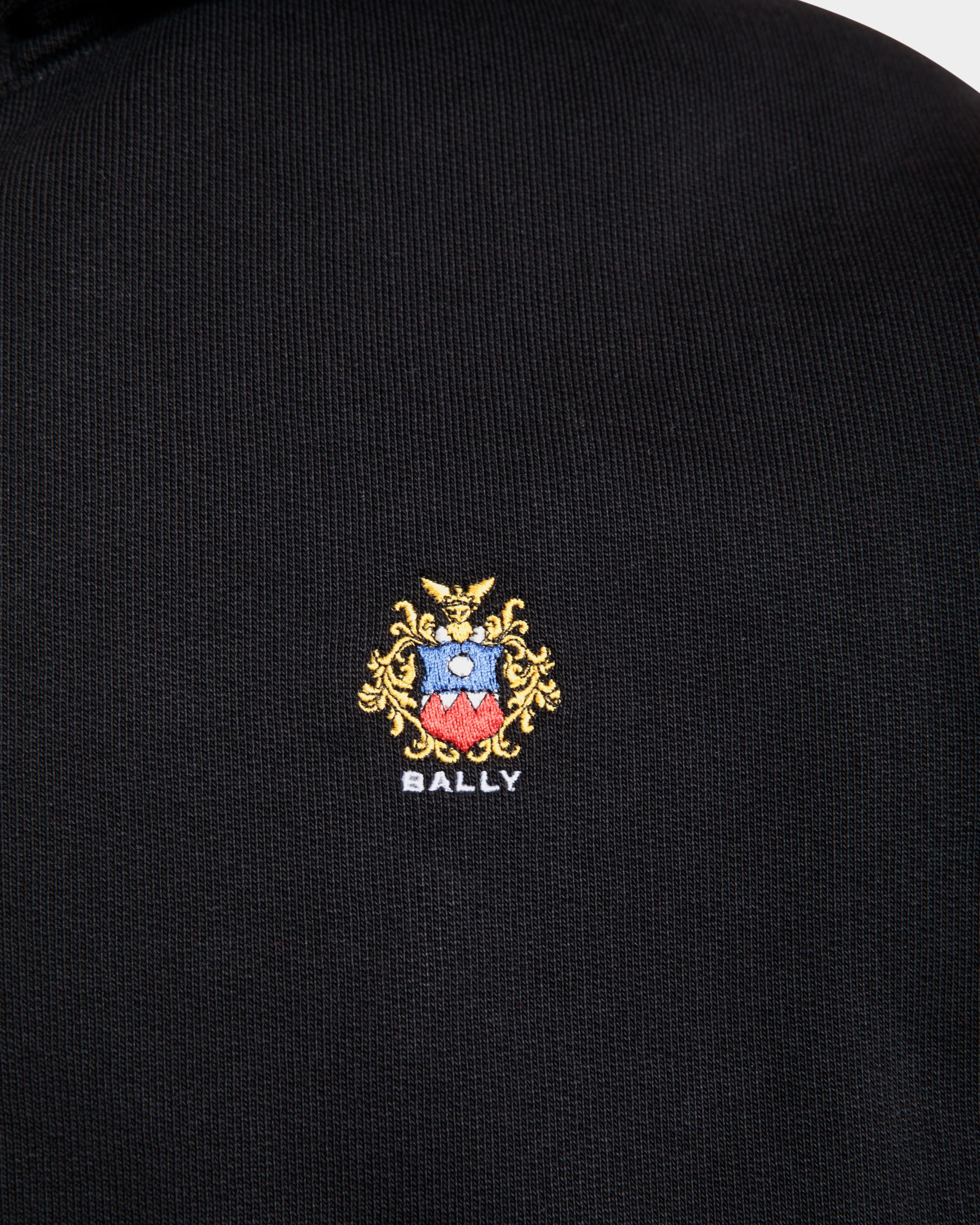 Kapuzenpullover Aus Baumwolle In Schwarz Mit Bally Crest Logo - Herren - Bally - 02