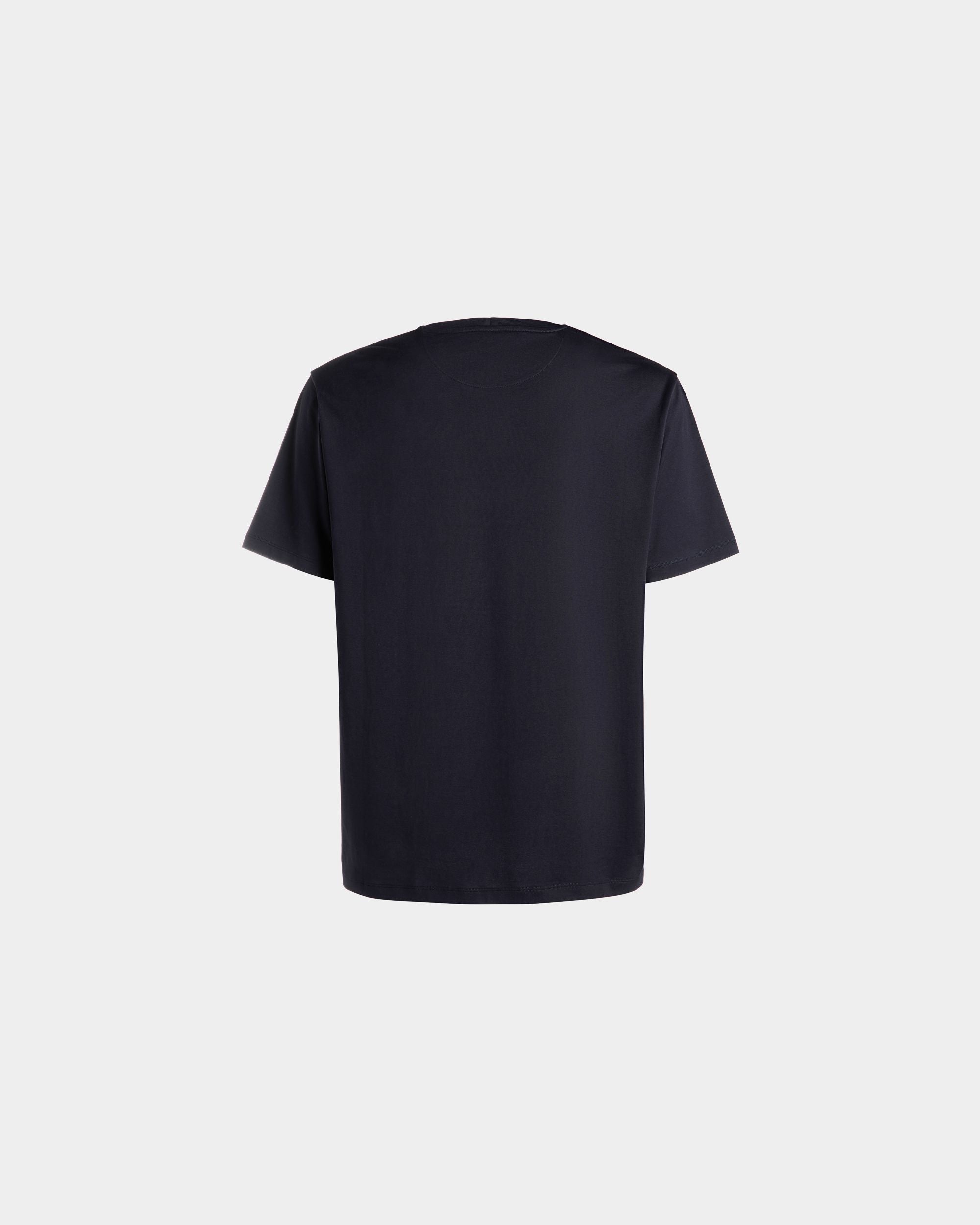 T-Shirt Summer Capsule En Coton Navy Blue - Homme - Bally - 03