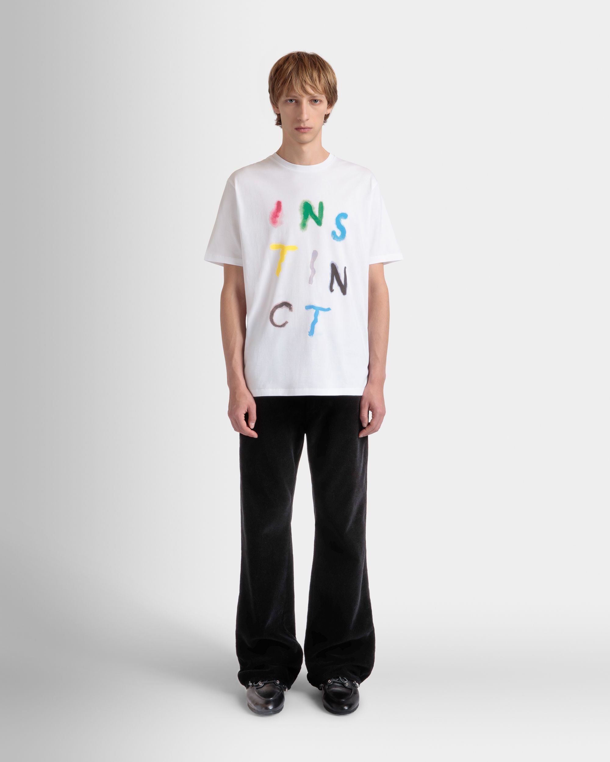 T-Shirt Bally Instinct Aus Baumwolle In Weiß - Herren - Bally - 02