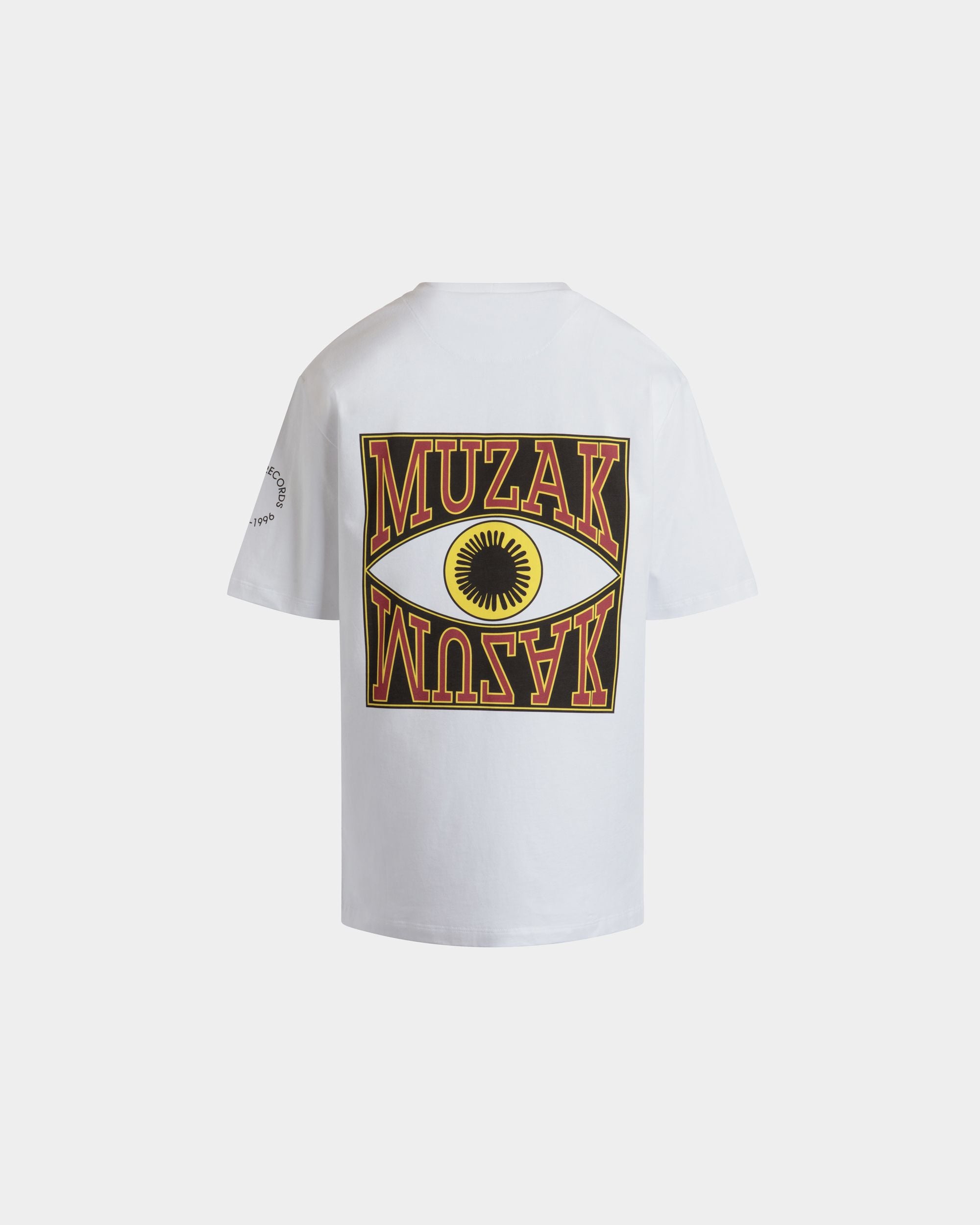 T-Shirt DJ Leo Mas X Bally En Coton Blanc Avec Imprimé Muzak - Homme - Bally - 07
