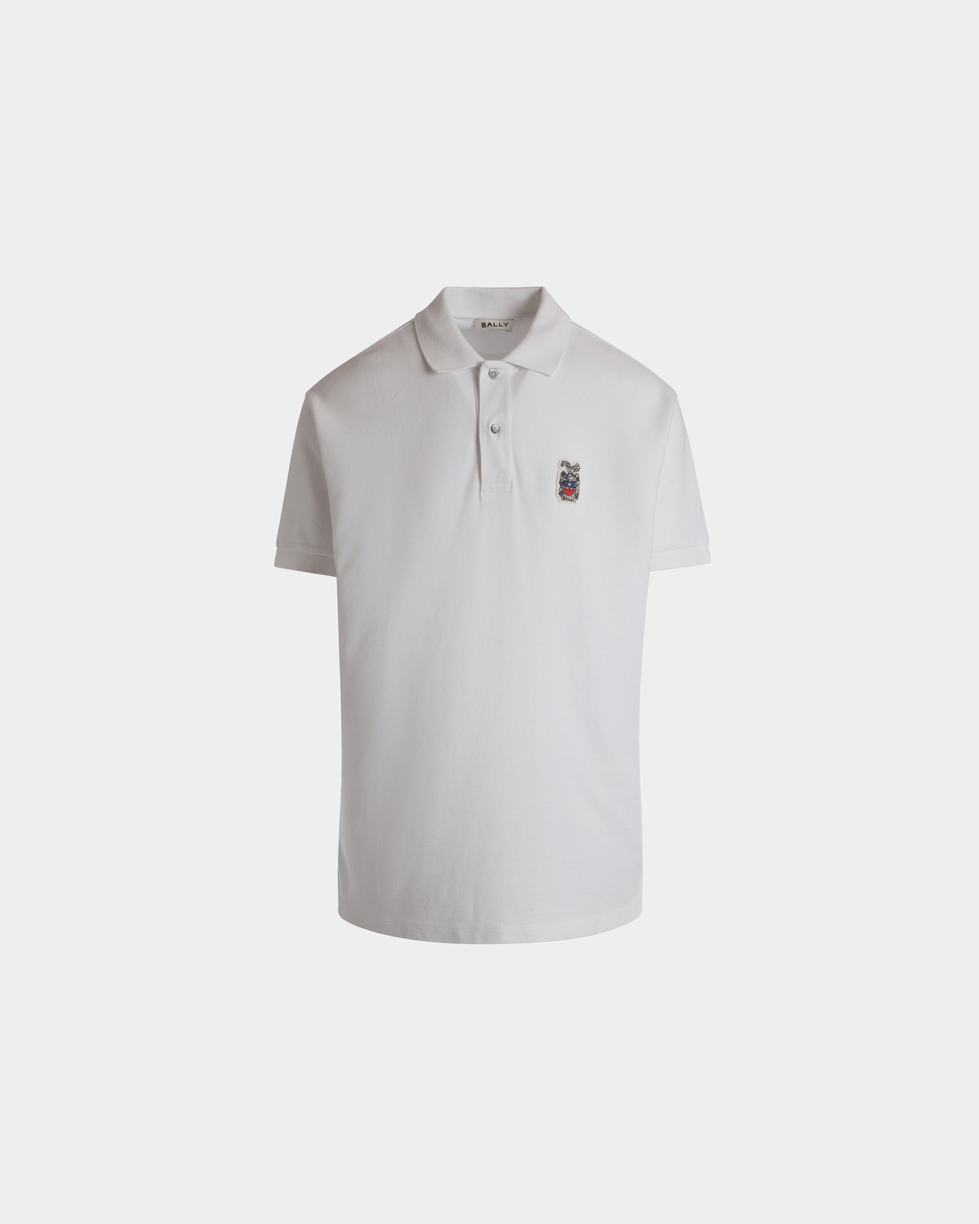 Poloshirt Aus Baumwolle In Weiß - Herren - Bally - 01