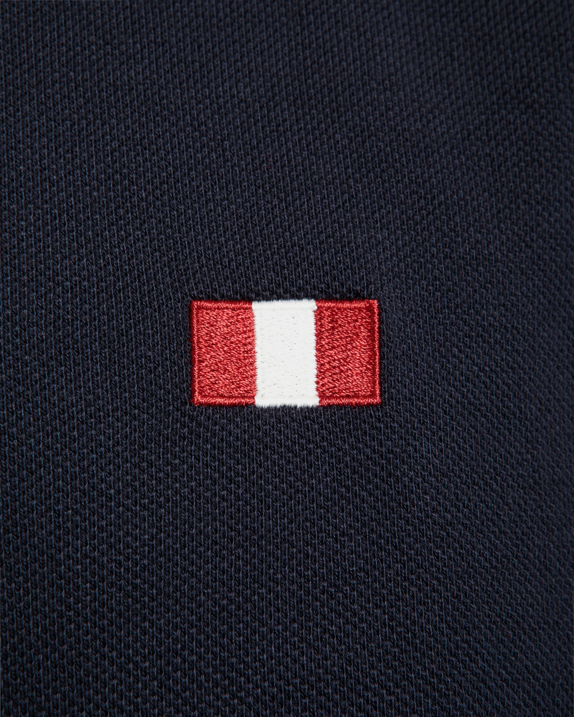 Poloshirt Aus Baumwolle In Navy Blue Mit Bally-Flagge - Herren - Bally - 04