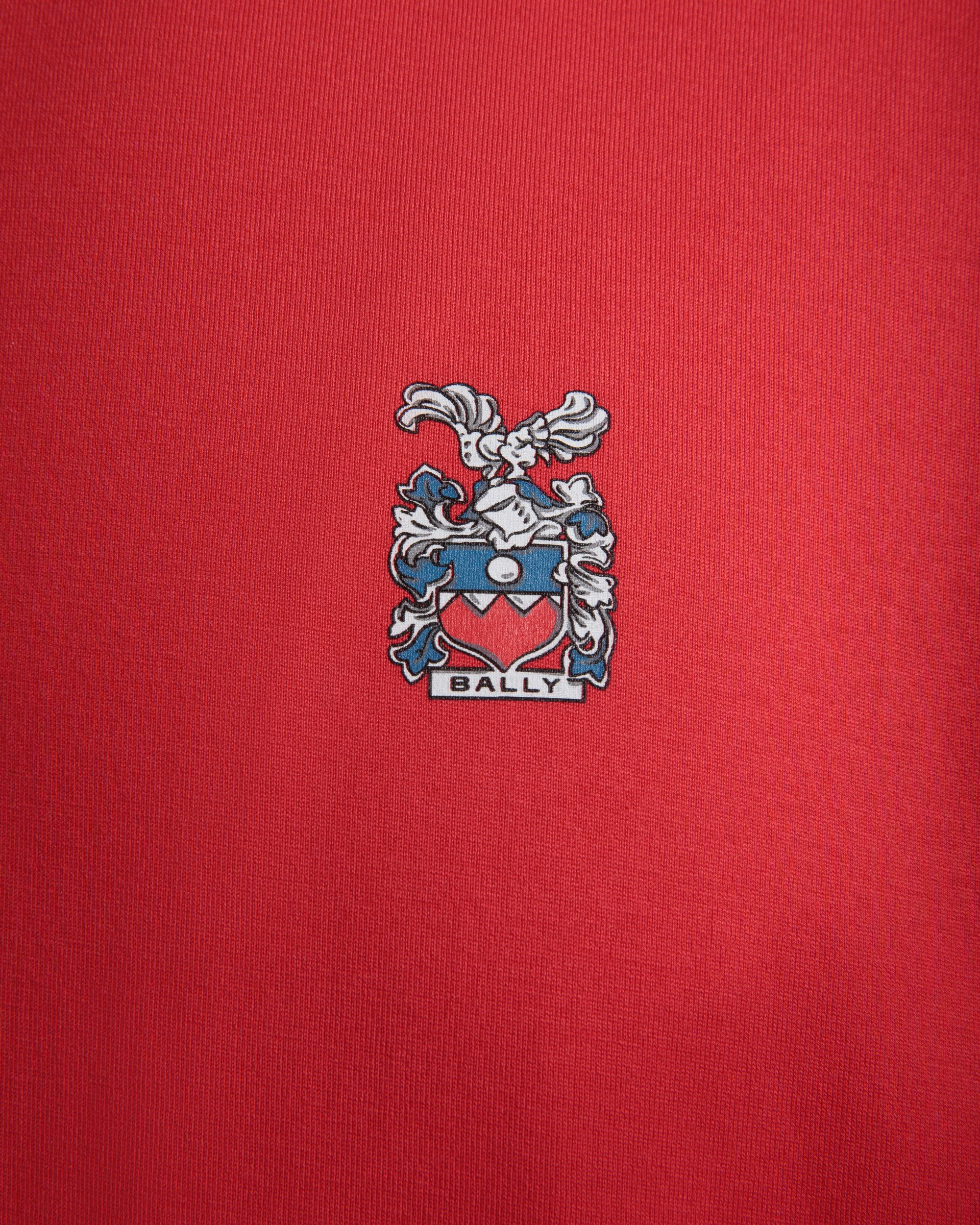 T-Shirt in Red Cotton - Herren - Bally - 02