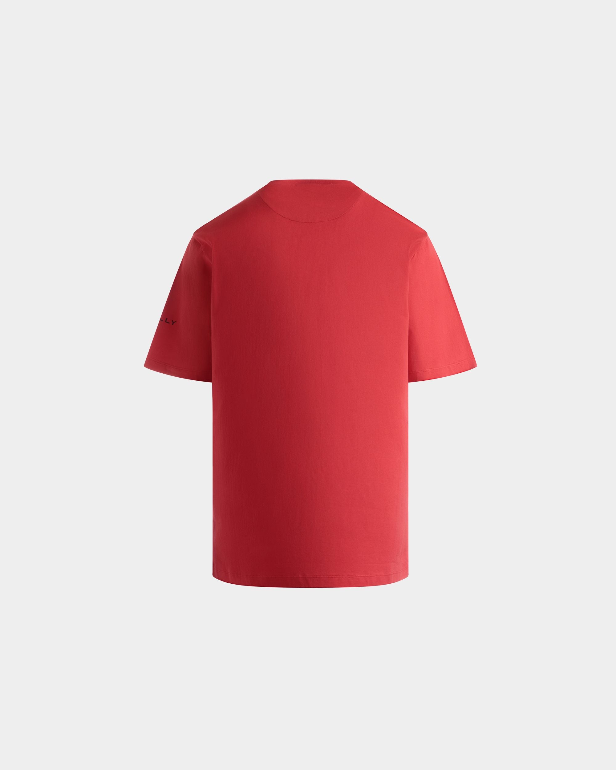 T-Shirt in Red Cotton - Herren - Bally - 03