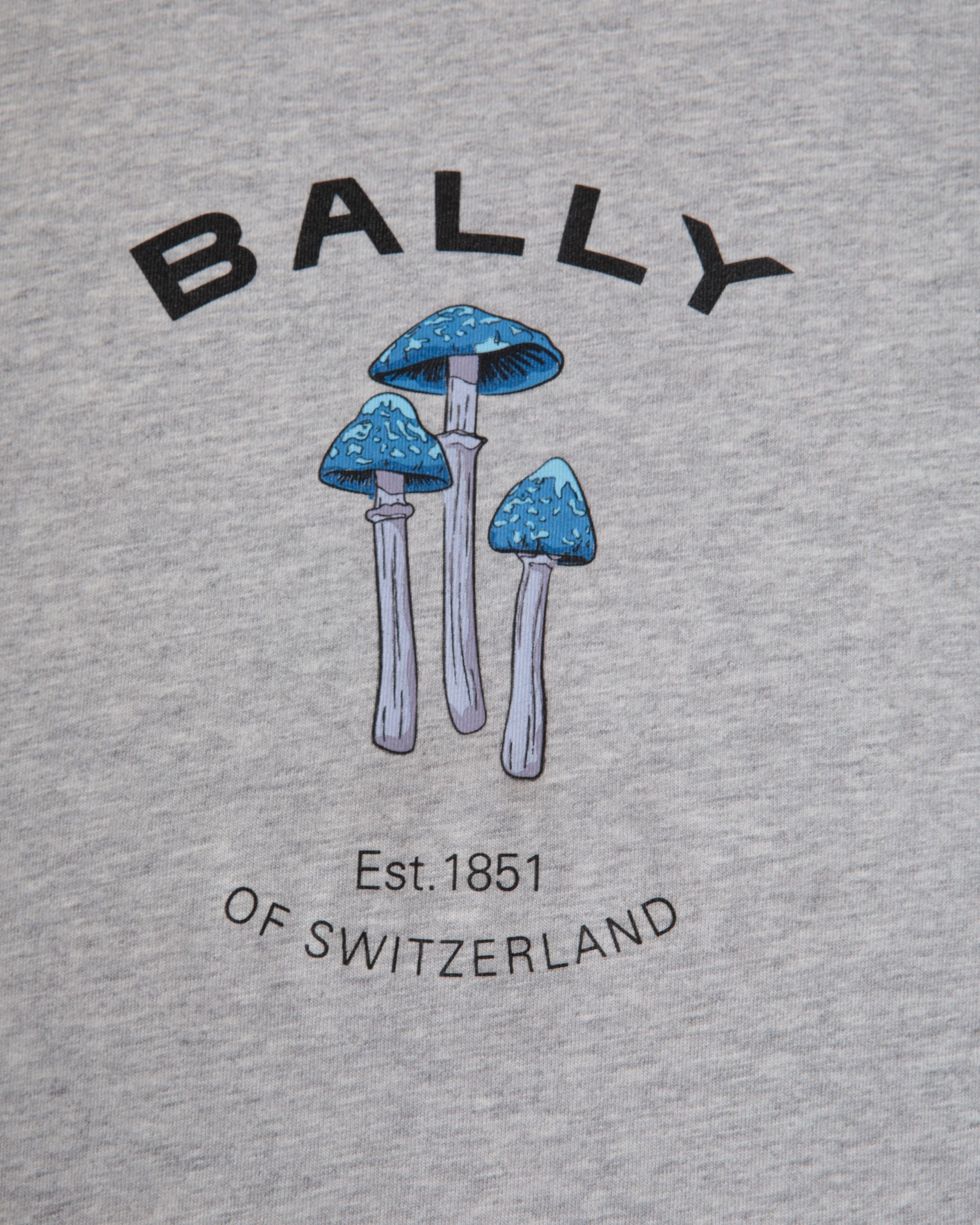 Cutsew T-Shirt In Grey Cotton - Homme - Bally - 02