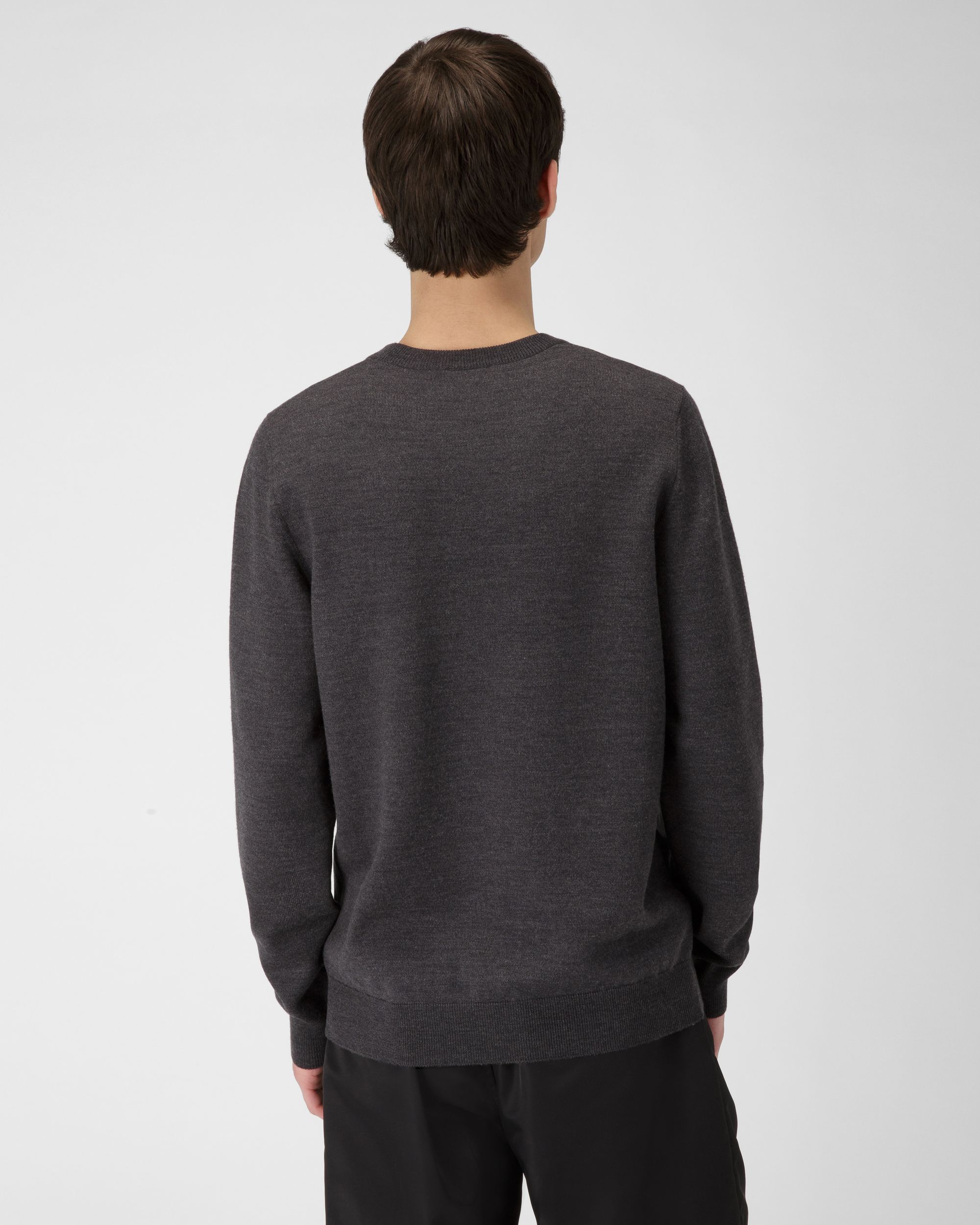 Col Ras Du Cou En Laine Grise - Homme - Bally - 03