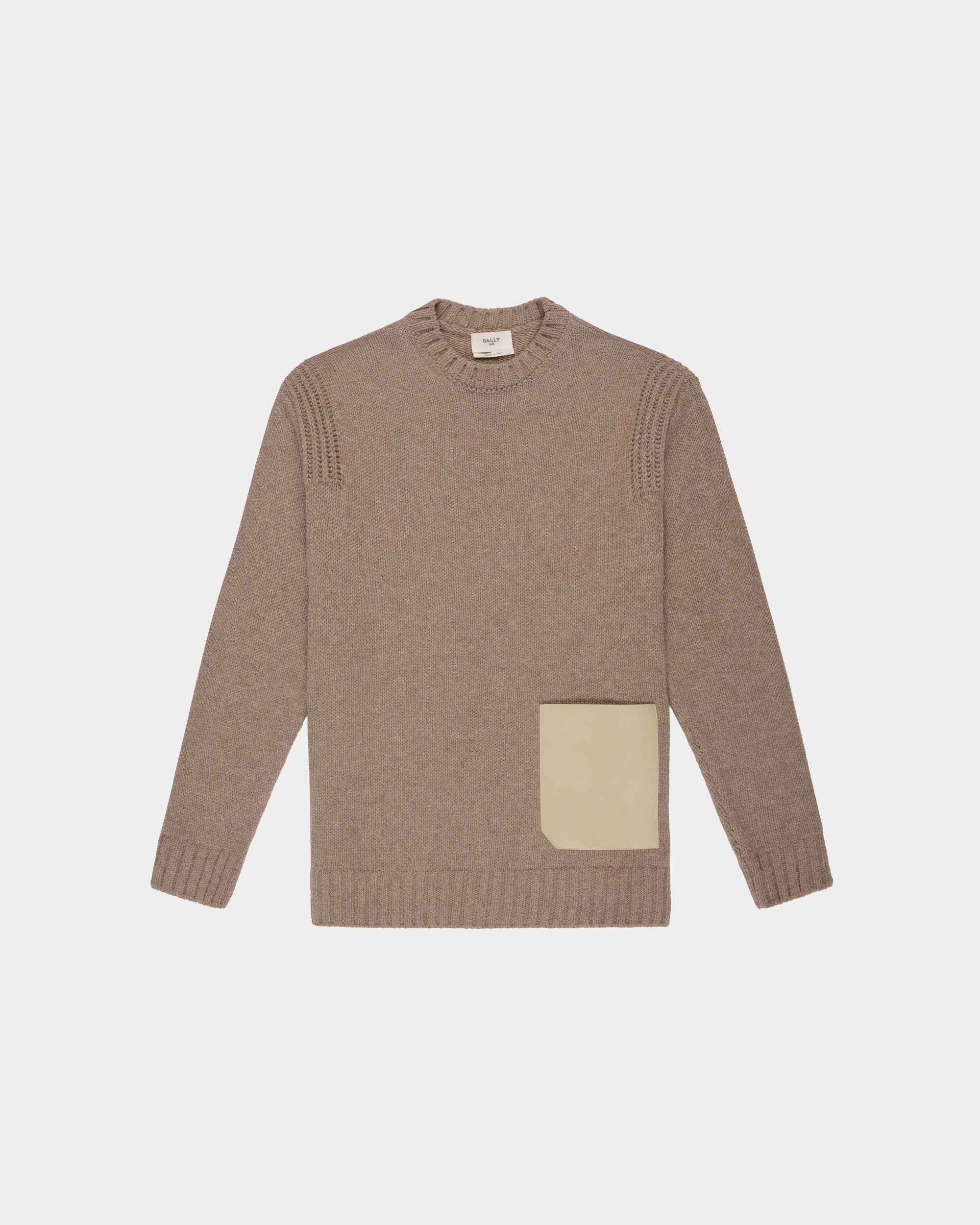 Pull En Laine Beige - Homme - Bally - 04
