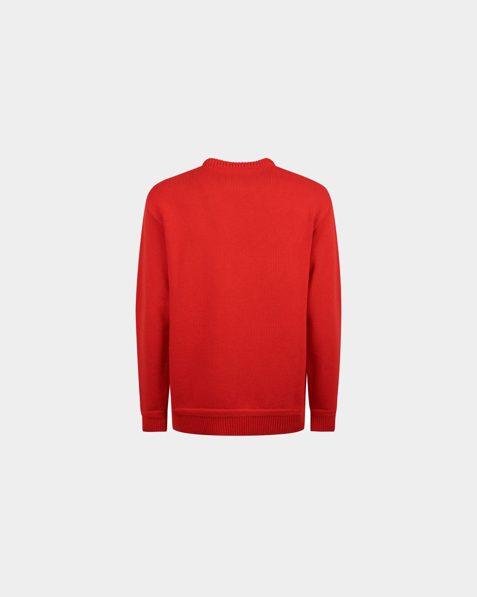 Sweater In Red Wool - Men's - Bally - 07