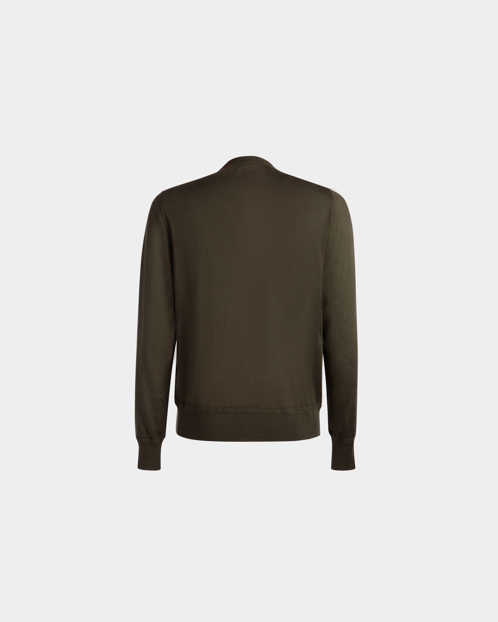 Rundhalspullover Aus Kaschmir In Military Green Aus Der Adrien Brody Travel-Kollektion - Herren - Bally - 09