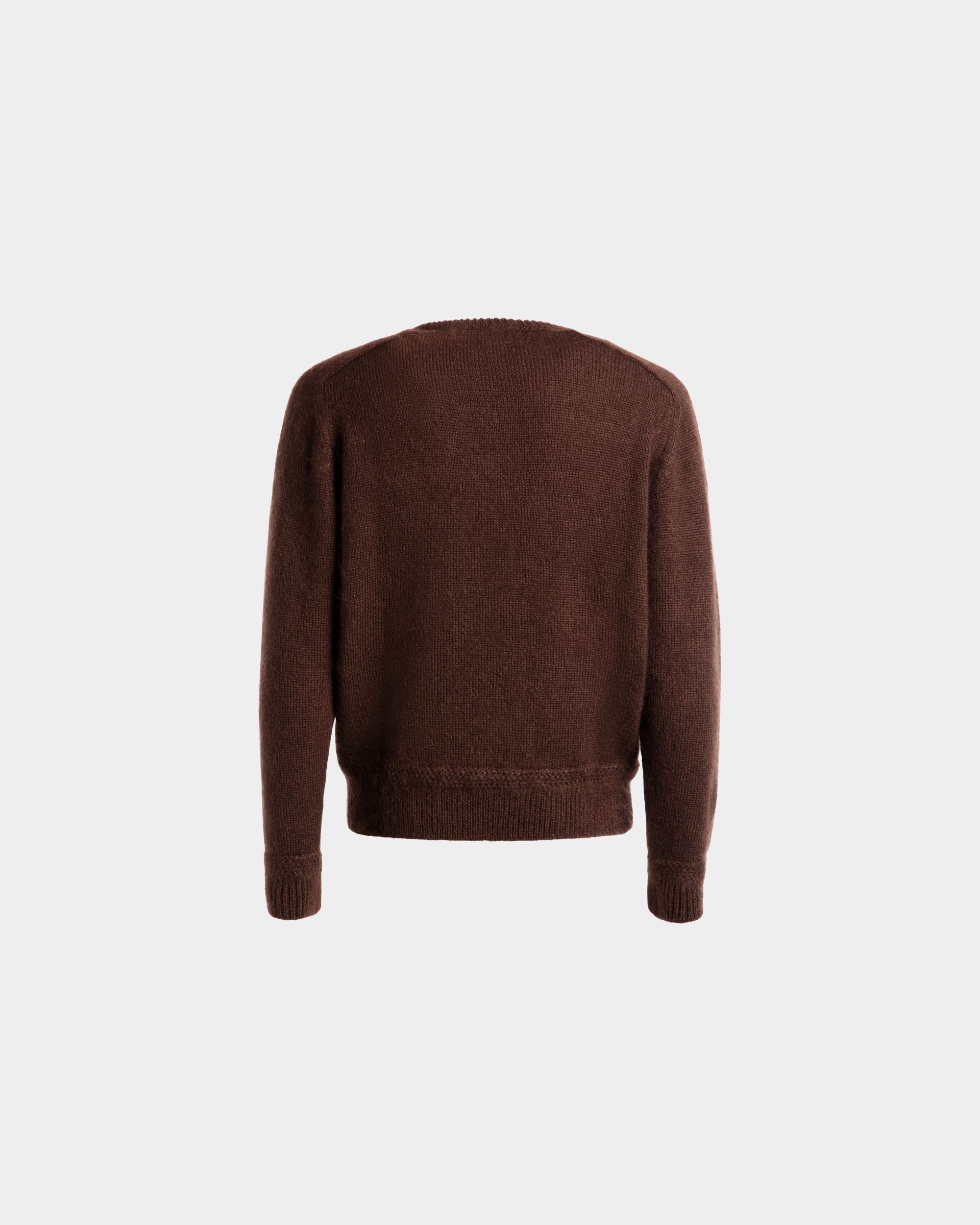 Pull Ras-Du-Cou En Mohair Et Soie Marron - Homme - Bally - 07