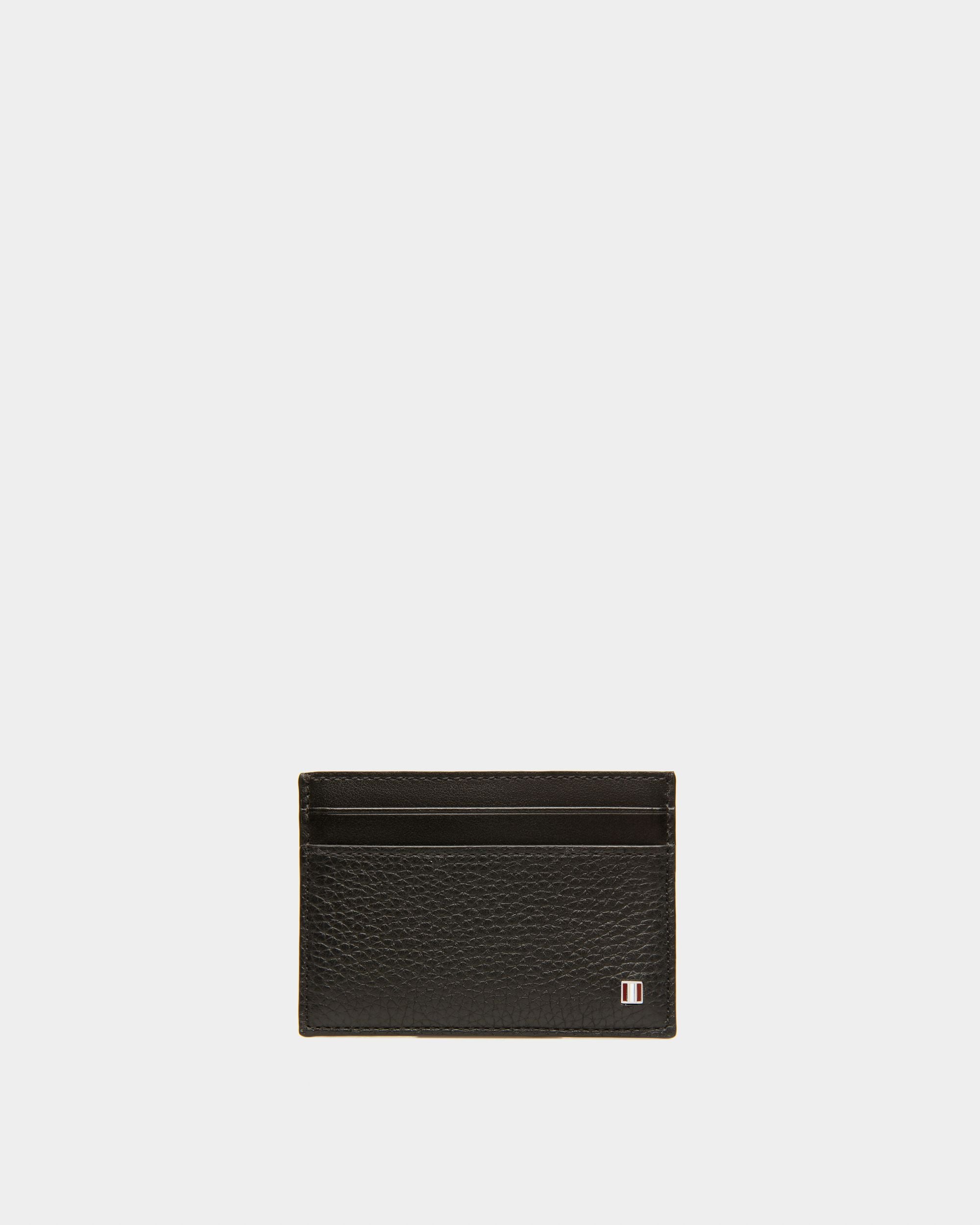 Bhar Porte-Cartes En Cuir Noir - Homme - Bally - 01
