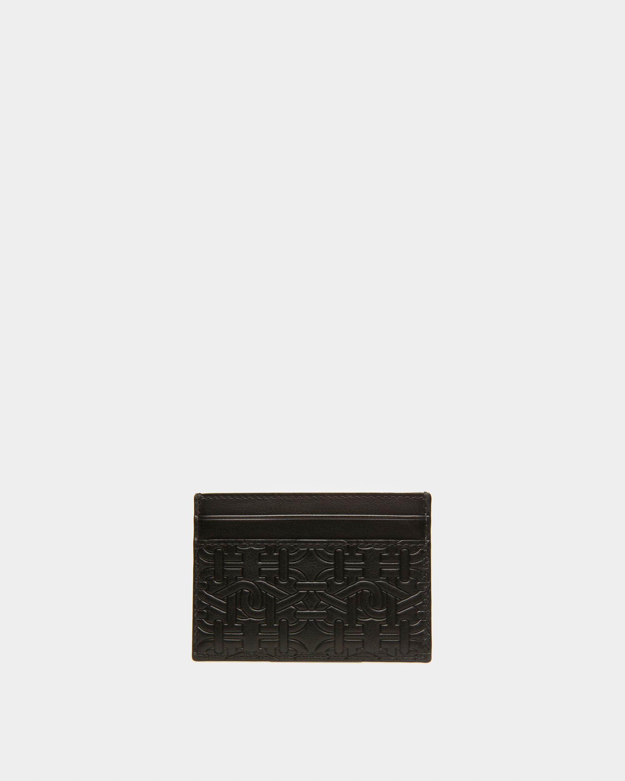 Bhar Porte-Cartes En Cuir Noir - Homme - Bally - 02