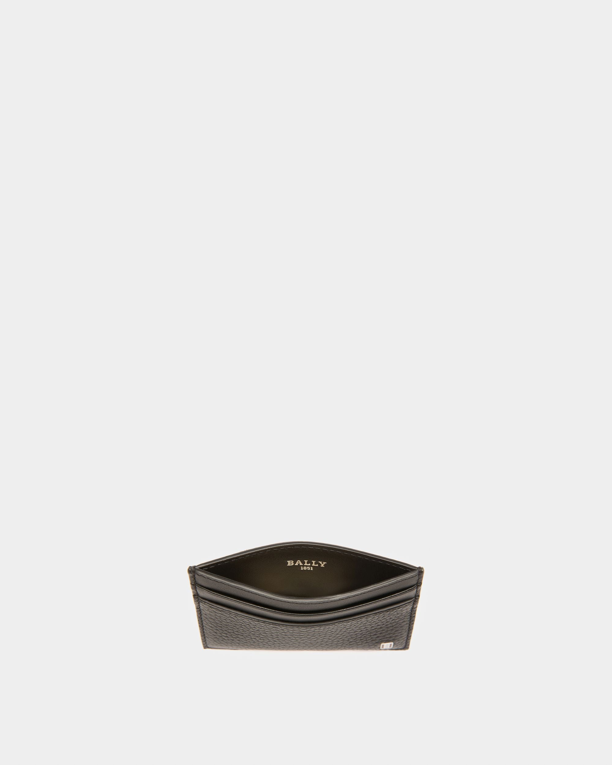 Bhar Porte-Cartes En Cuir Noir - Homme - Bally - 03